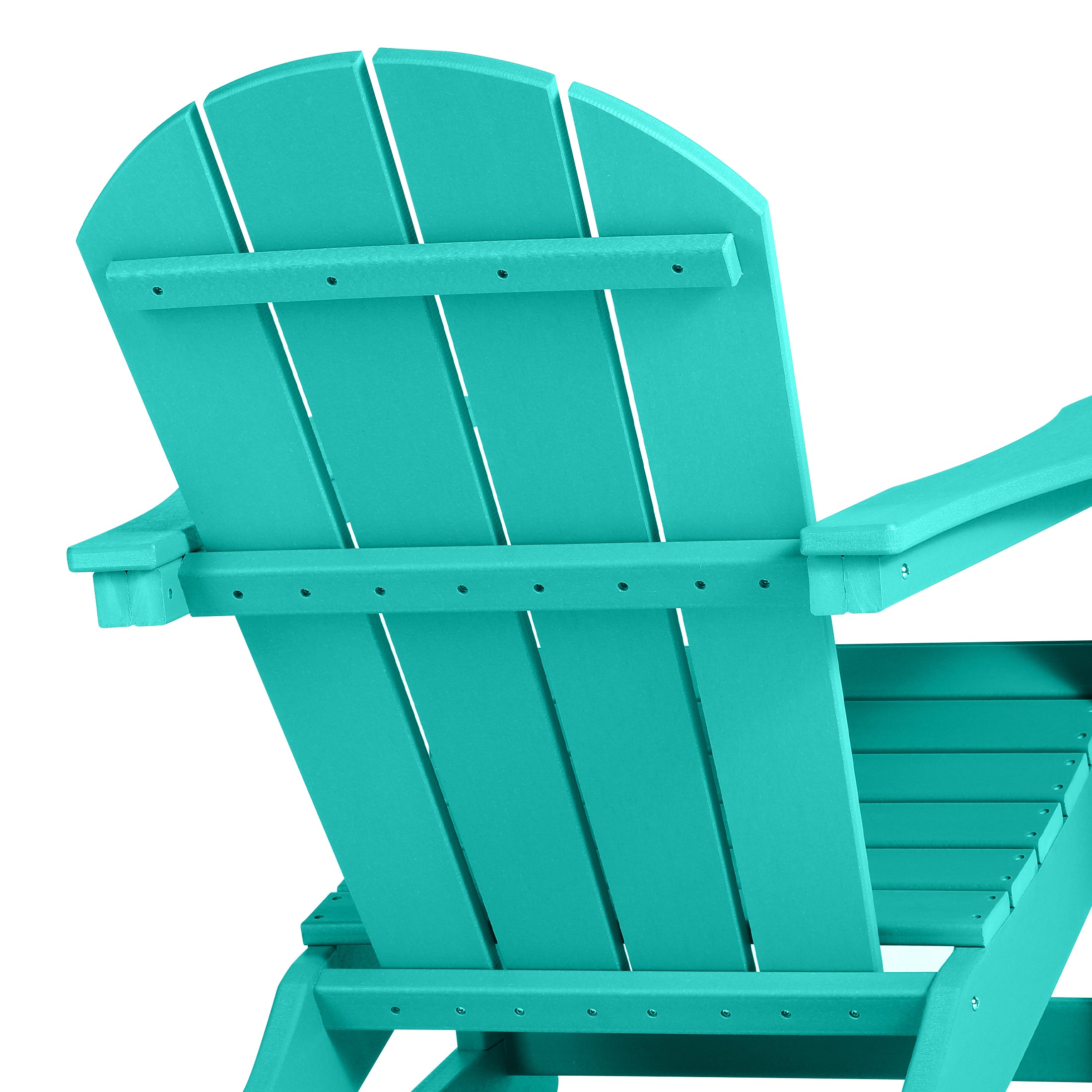 Malibu 3-Piece set Outdoor / Patio Poly Adirondack rocking chairs with a side table ( 2 seater )