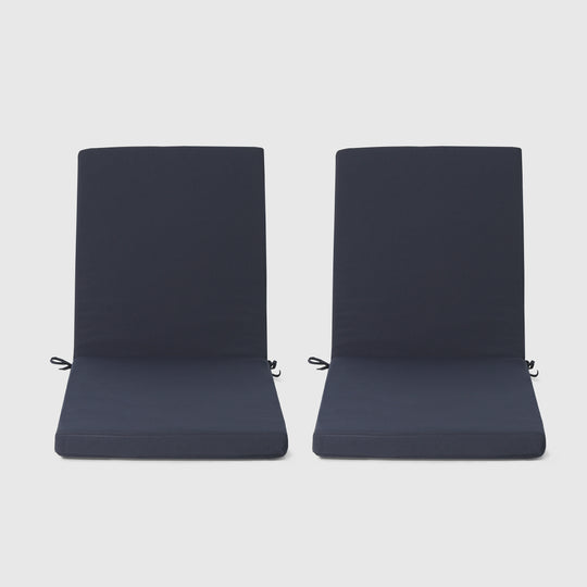 Solace Outdoor Chaise Lounge Chair Cushions Set of 2