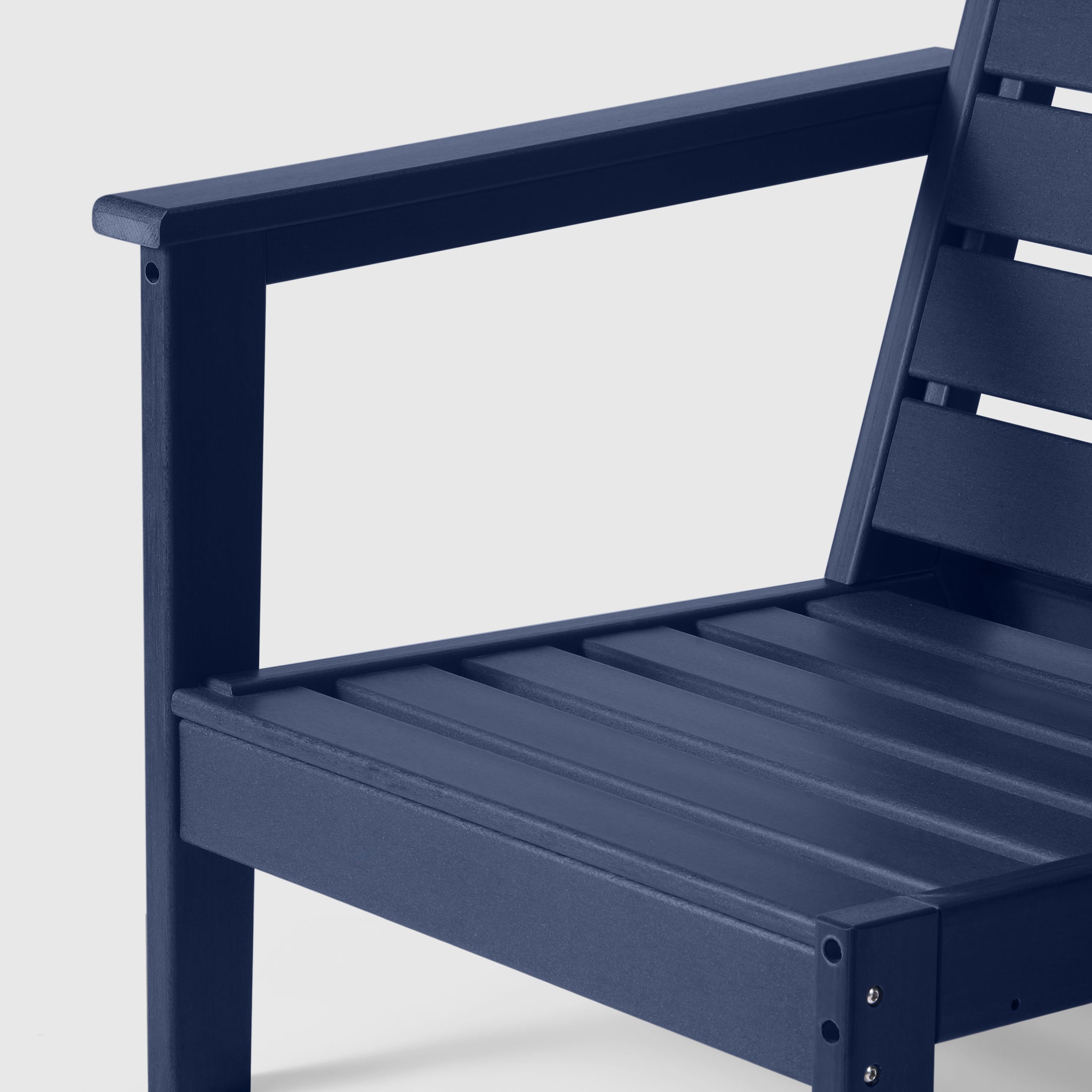 Avalon Outdoor Patio HDPE Left Arm Facing Deep Seating Corner Chair
