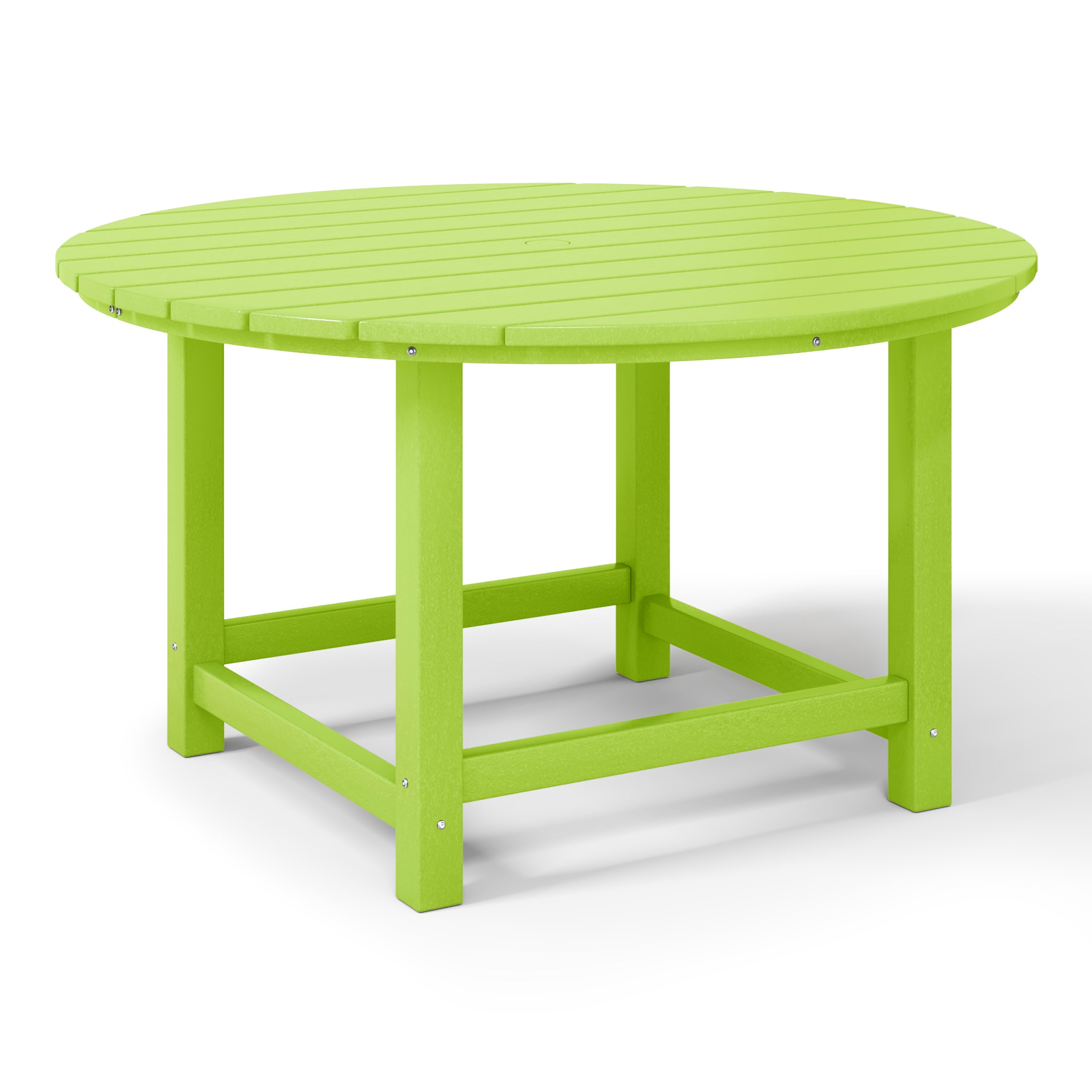Malibu Kids Outdoor Patio Furniture HDPE 38" Wide Round Dining Table