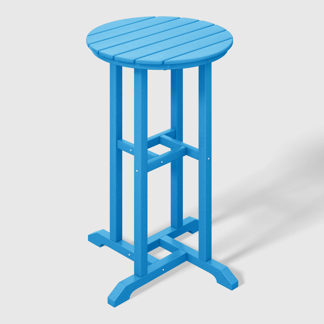 Malibu 37" Counter Height Round Outdoor Patio Bistro Bar Table