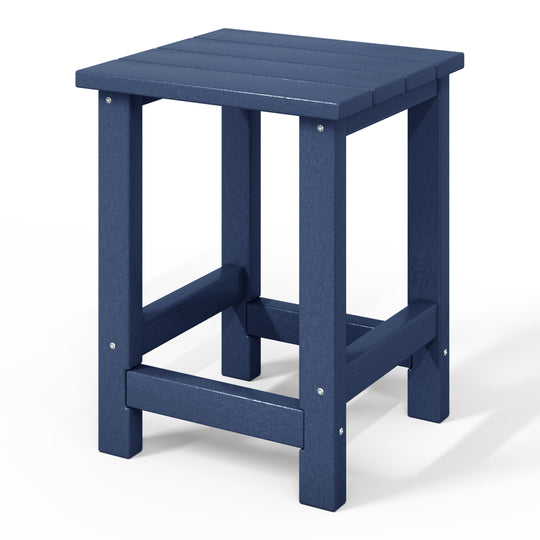 Malibu Kids Outdoor Patio Furniture HDPE Adirondack Square Side Table