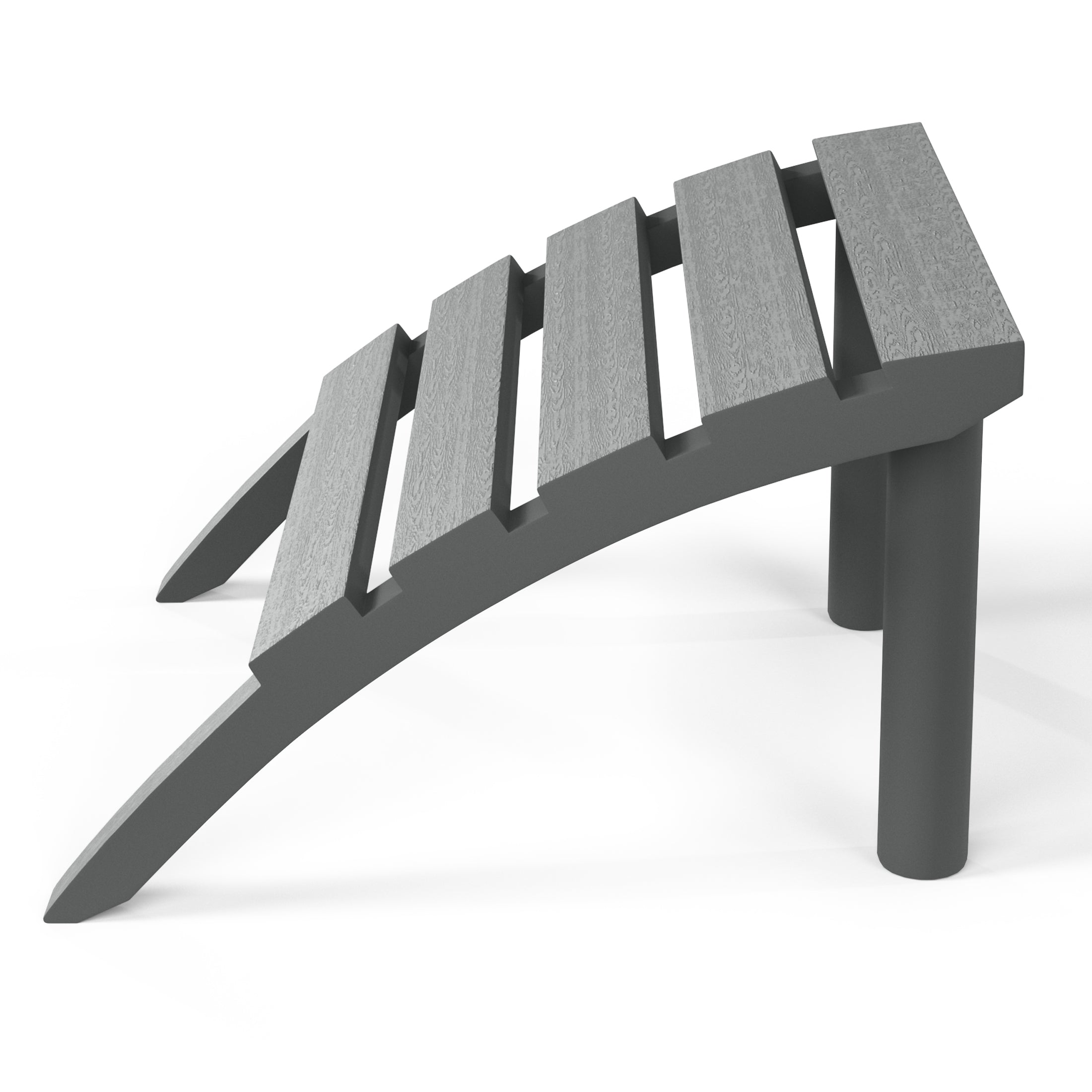 Azura Outdoor Patio HDPE Adirondack Ottoman Footrest