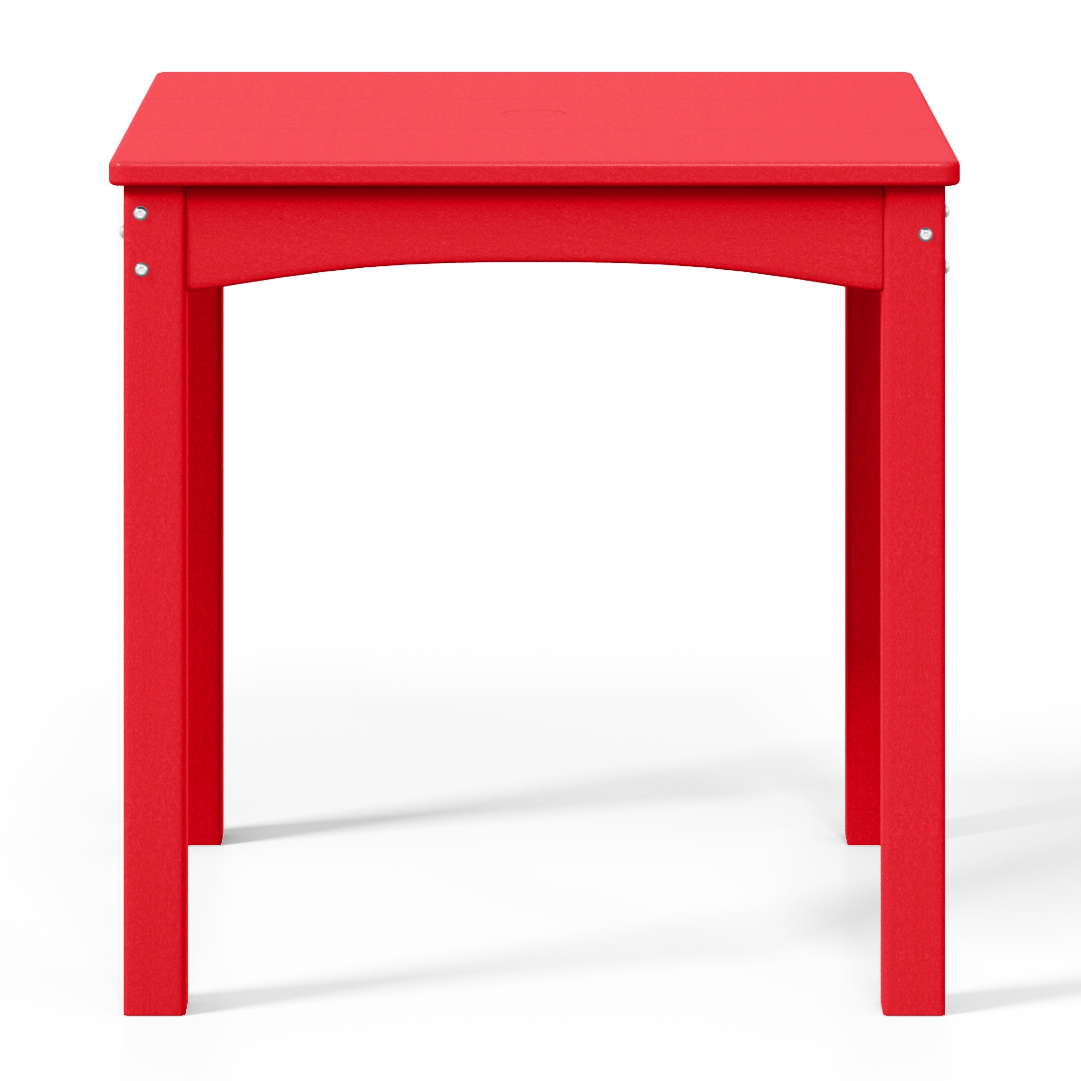 Treehouse Kids 24" Wide HDPE Plastic Childrens Square Dinner Table