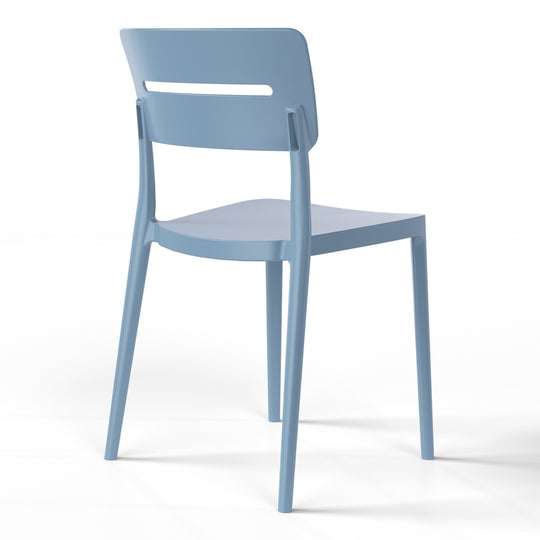 Playa 3-Piece Outdoor Resin Patio Bistro Set with Stackable Patio Dining Chairs