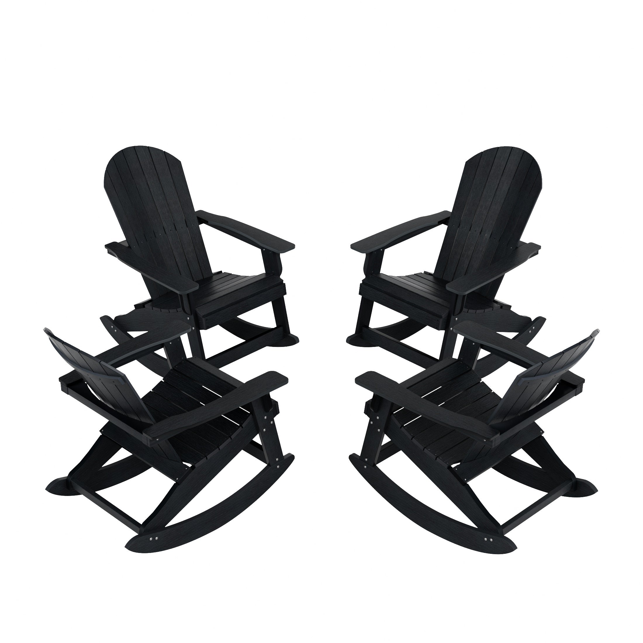 Tuscany Outdoor Patio All-weather Adirondack Rocking Chair