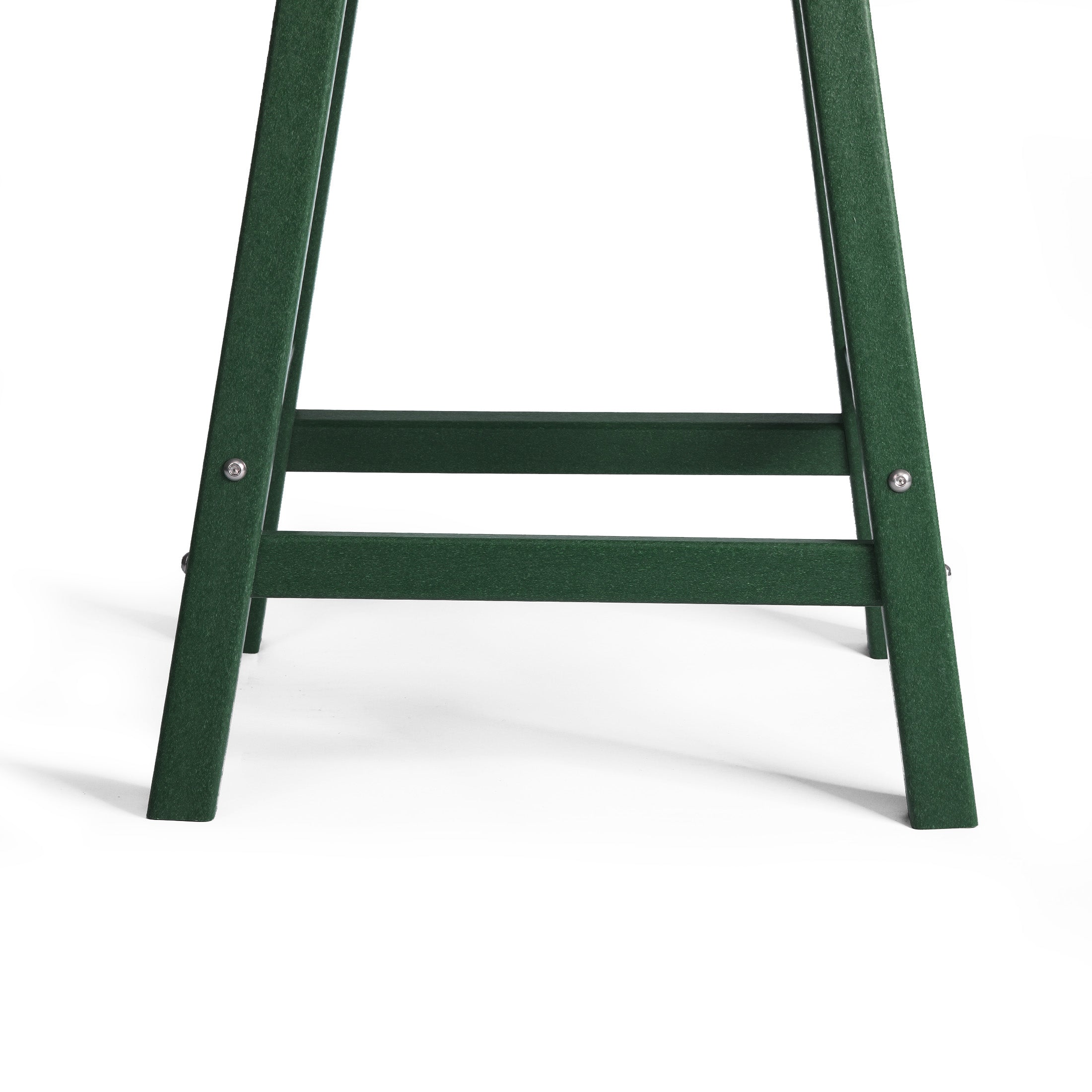 Malibu 24" HDPE Outdoor Patio Counter Height Bar Stools (Set of 2)
