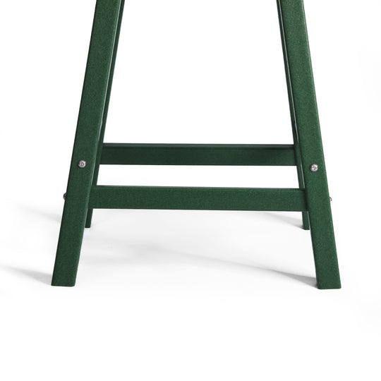 Malibu 24" HDPE Outdoor Patio Counter Height Bar Stools (Set of 2)