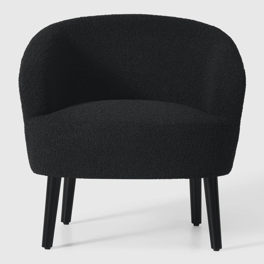 Alexandria 29" Wide Mid Century Modern Club Barrel Accent Armchair, Set of Two