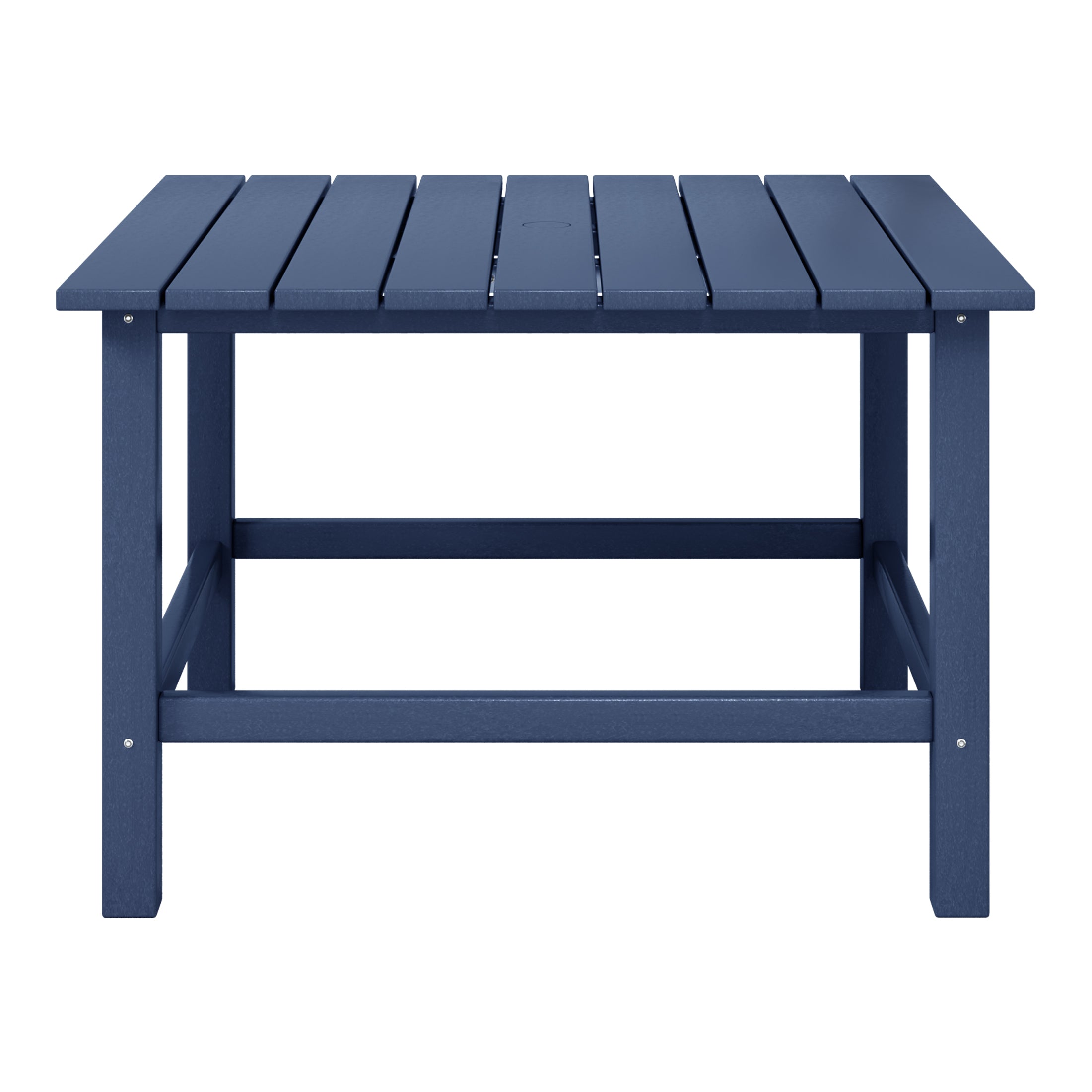 Malibu Kids Outdoor Patio Furniture HDPE 30" Wide Square Dining Table