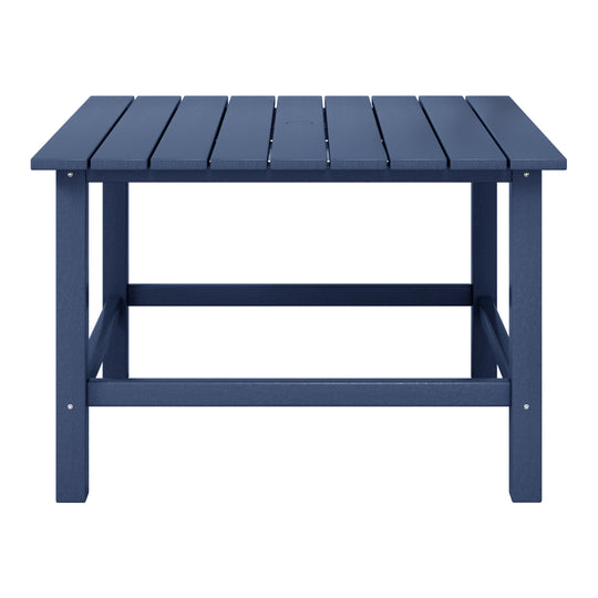 Malibu Kids Outdoor Patio Furniture HDPE Square Dining Table