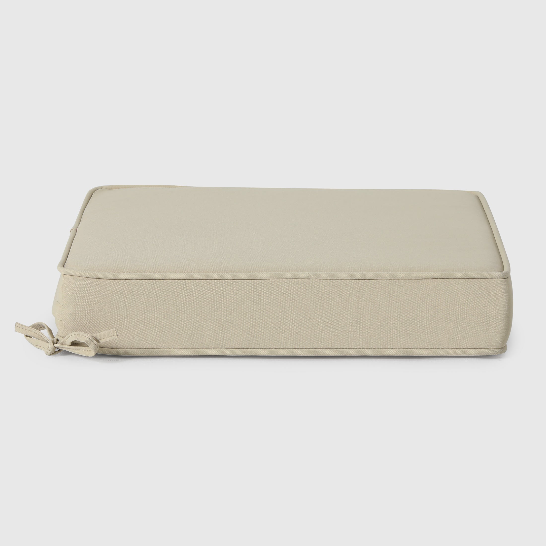 Solace Outdoor Patio Furniture Seat Chair Square Cushions with Piping. Set of 2, 20" x 19"