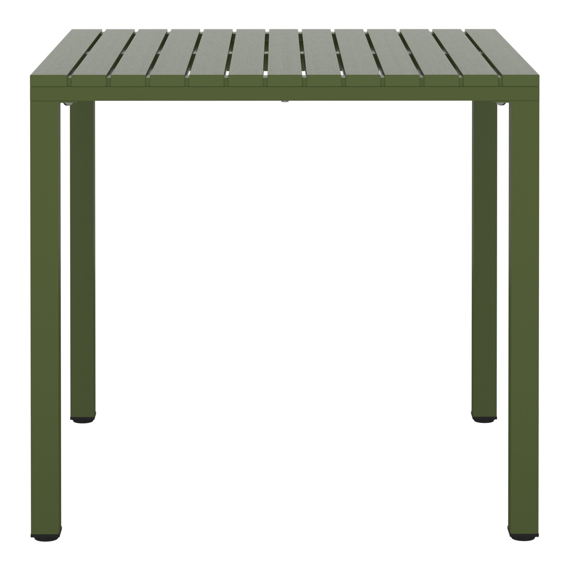 Playa 31.5" Iron Metal Frame Outdoor Square Patio Dining Table