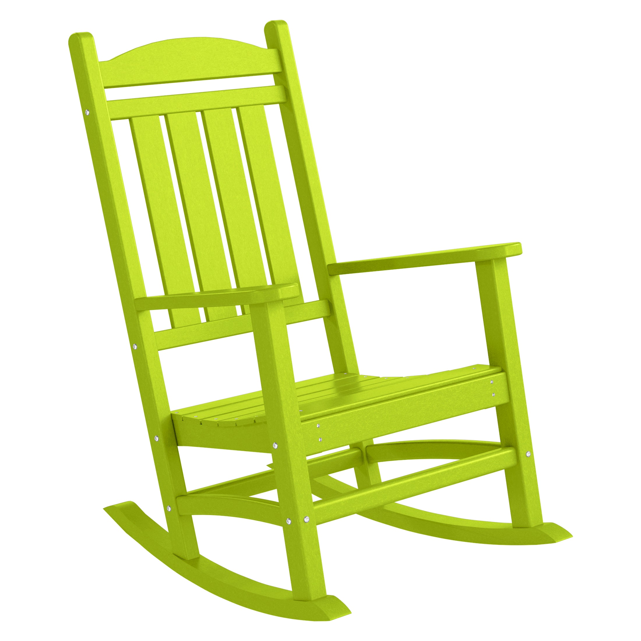 Malibu 5-Piece HDPE Outdoor Patio Furniture Couch and Rocking Chair Set