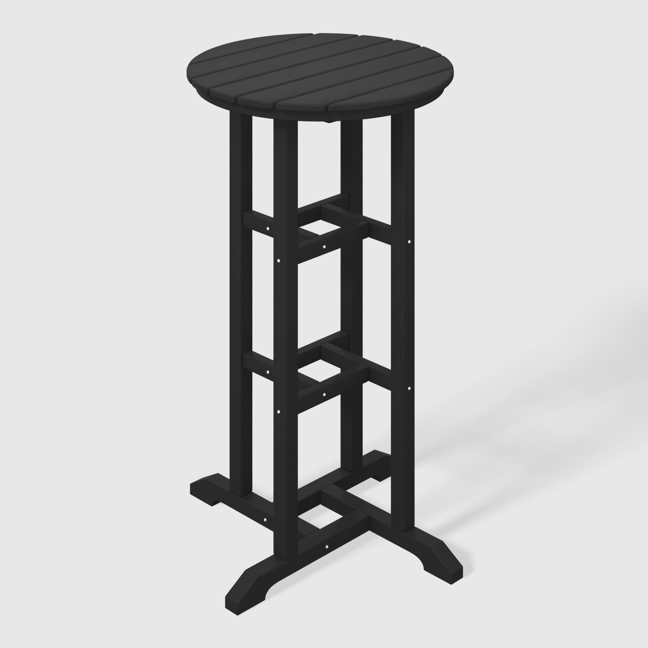 Malibu Outdoor Patio Bar Height Table and Bar Stool 4-Piece Dining Set