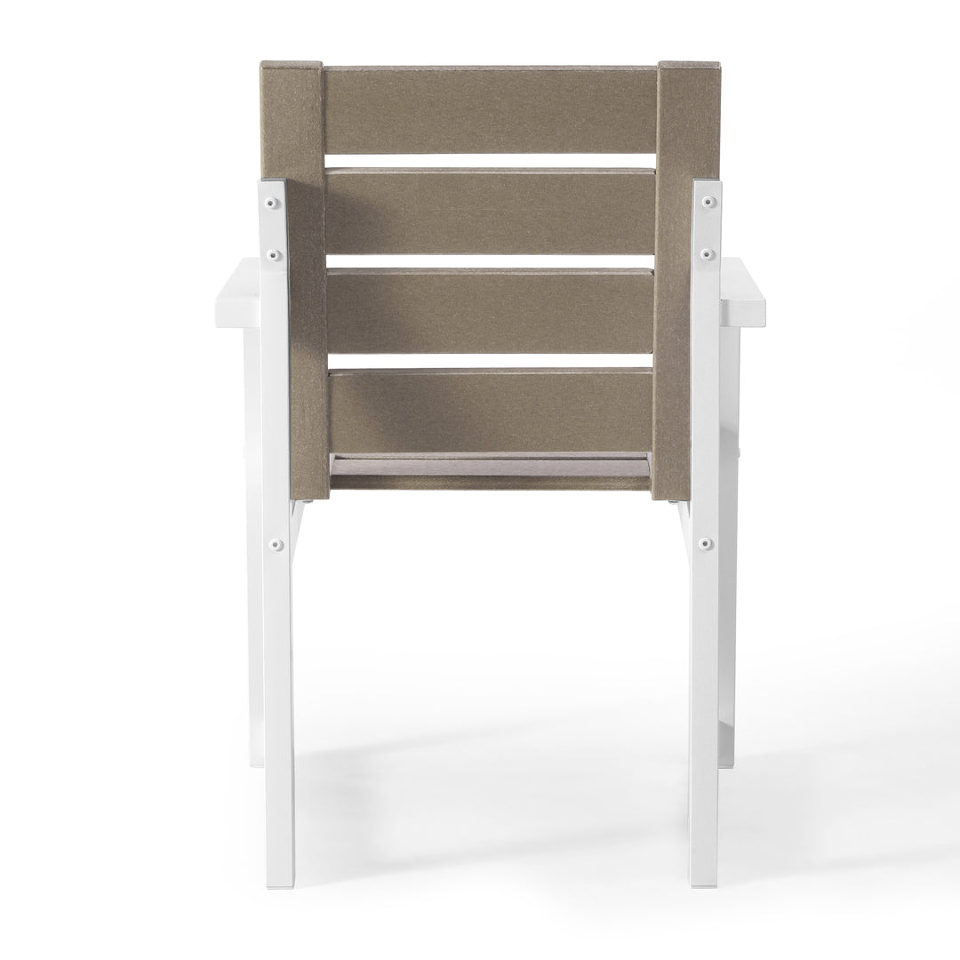 Cape May HDPE Outdoor Patio Dining Arm Chair