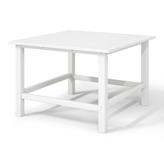 Malibu Kids Outdoor Patio Furniture HDPE 30" Wide Square Dining Table