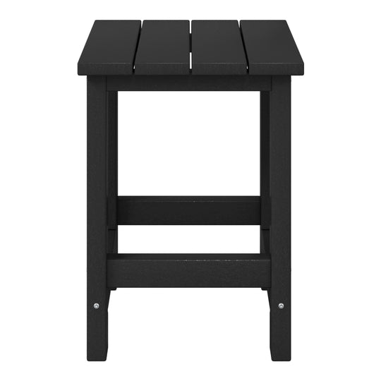 Malibu Kids Outdoor Patio Furniture HDPE Adirondack Square Side Table
