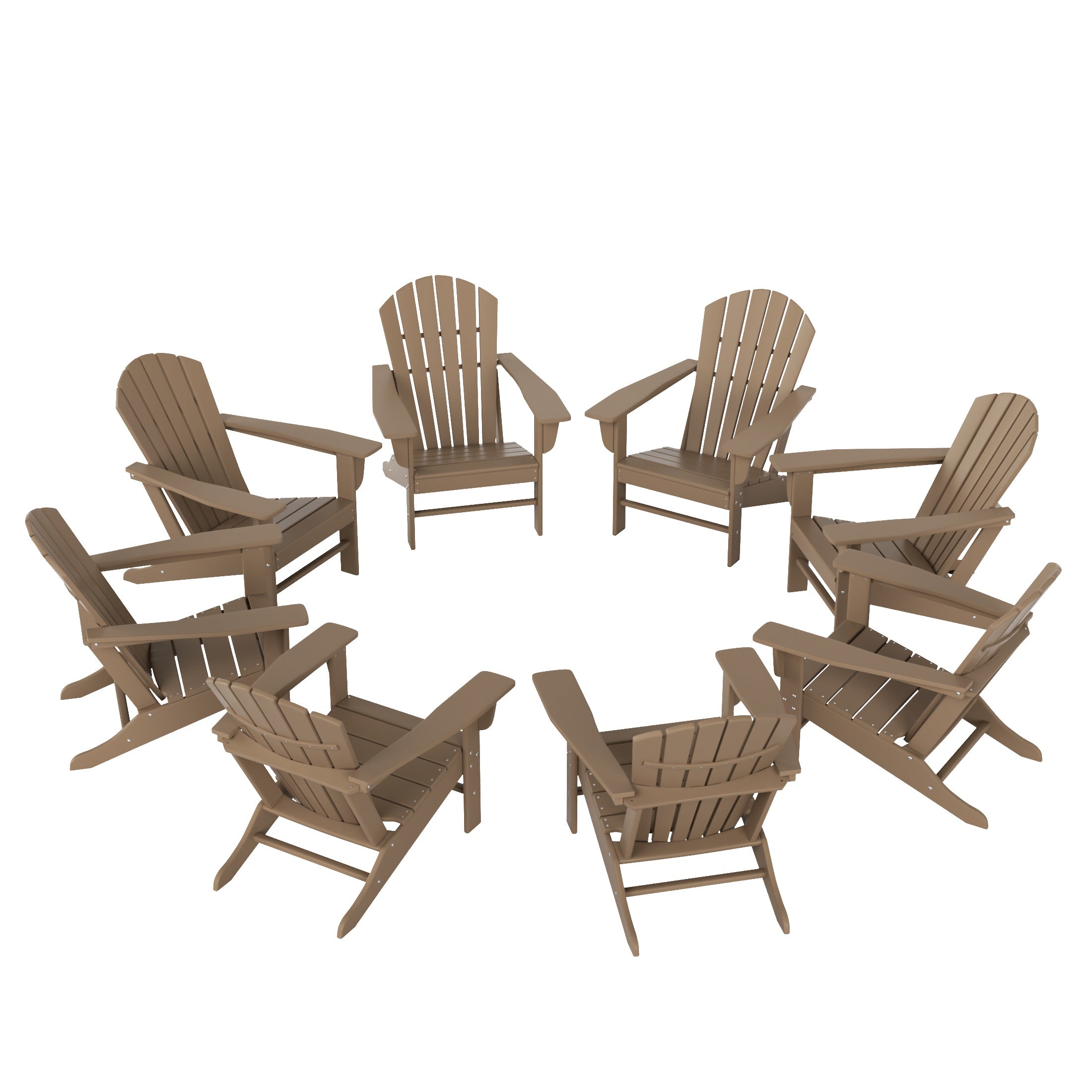 Dylan Outdoor Adirondack Chair (Set of 8)