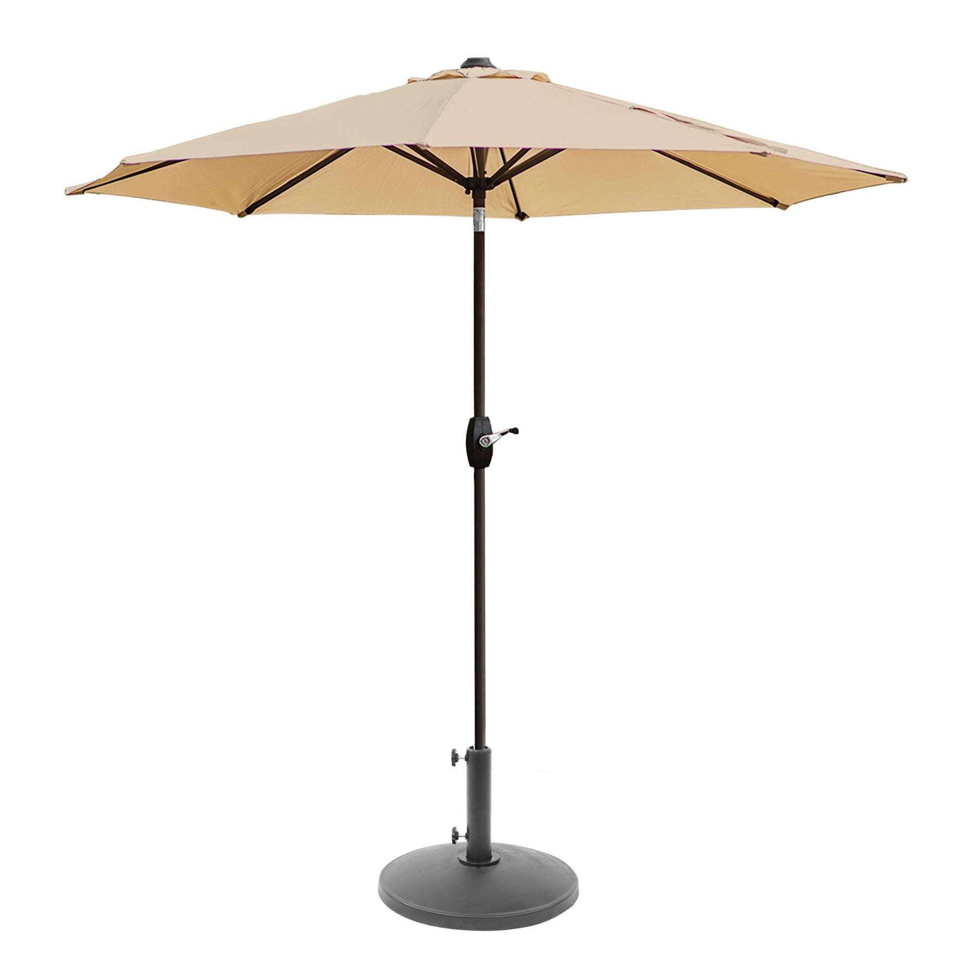 crank patio table umbrella Blissun 10' Rectangular Outdoor Market Umbrella with Push Button Tilt and (Cerulean) : Patio, Lawn & Garden touch and superior appearance Yaheetech Outdoor Table Umbrella with