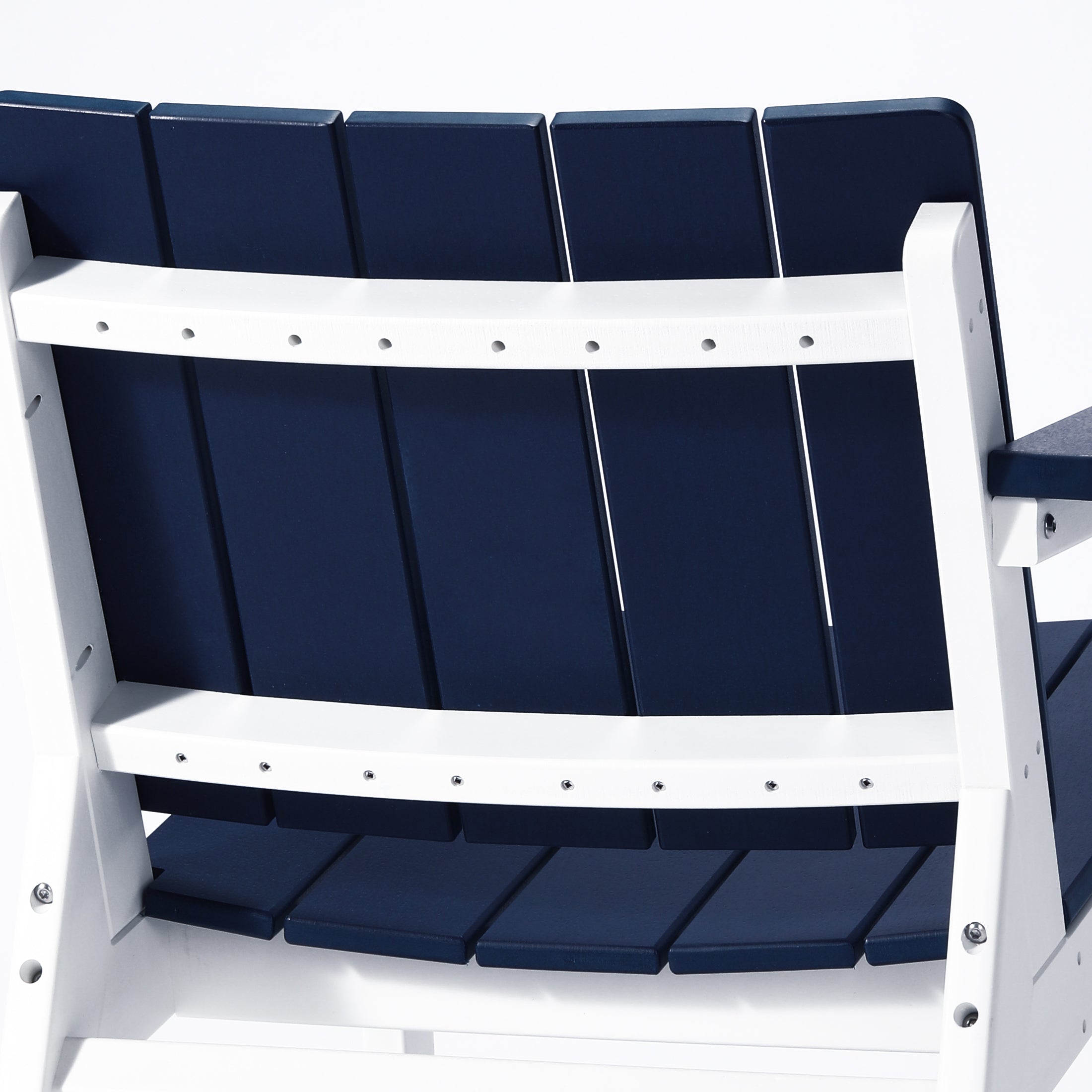 Pacifica 3-Piece Outdoor HDPE Conversation Set with Deep Seating Chairs and Round Side Table