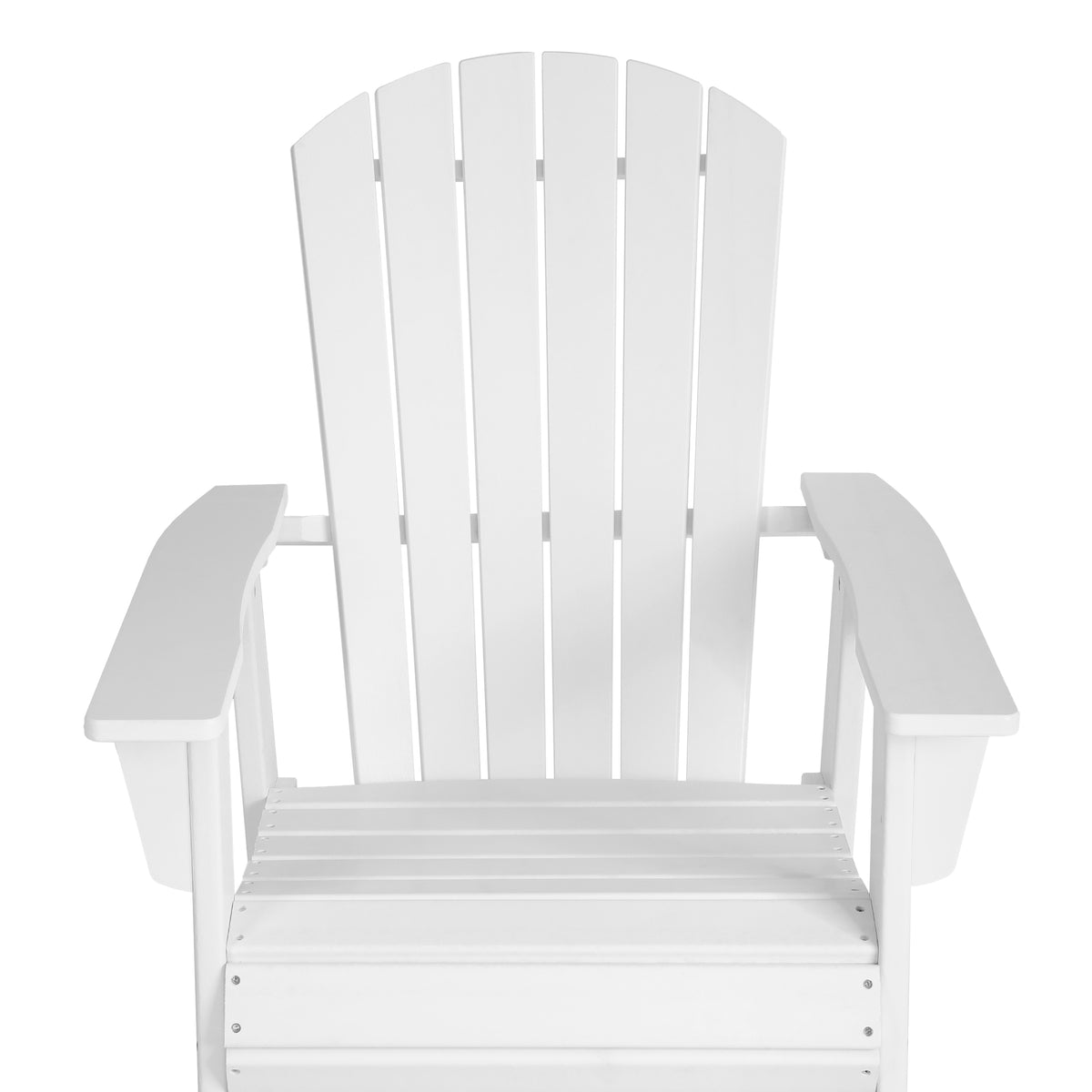 Dylan Outdoor Patio Shell-back Adirondack Dining Chair Weather Resistant