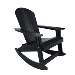 Tuscany Adirondack rocking chair in Black