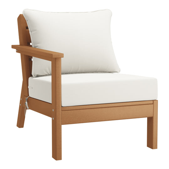 Avalon Outdoor 5-Piece Modular Sectional Patio Furniture Sofa Set