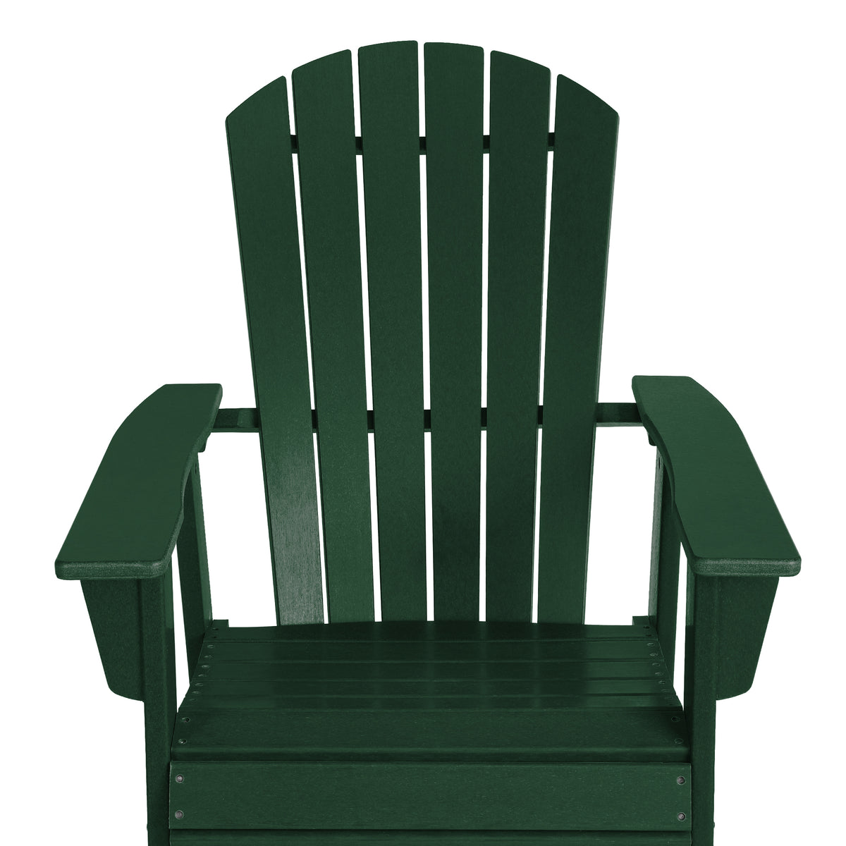 Dylan Outdoor Patio Shell-back Adirondack Dining Chair Weather Resistant