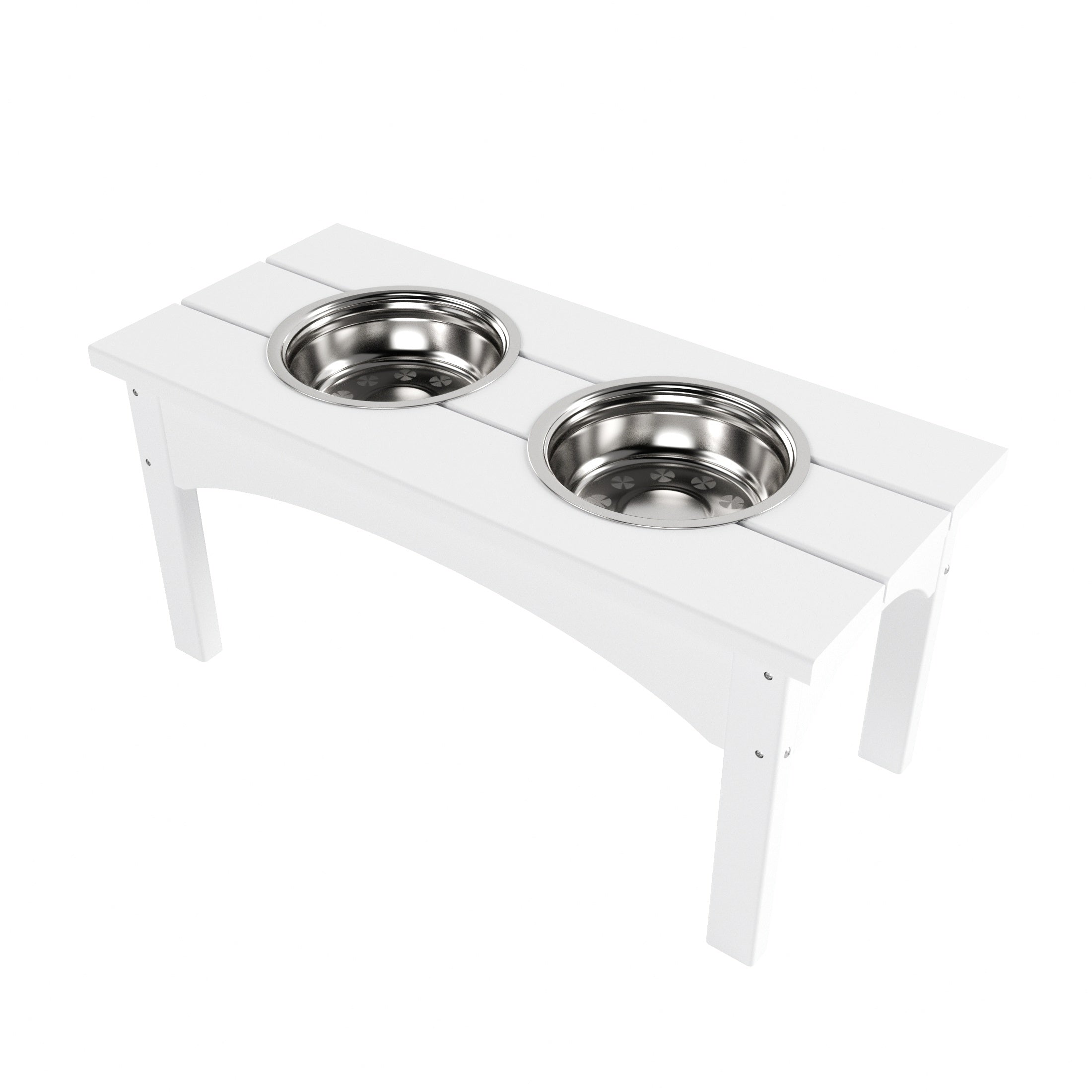 Malibu HDPE Weather Resistant Elevated Pet Feeder
