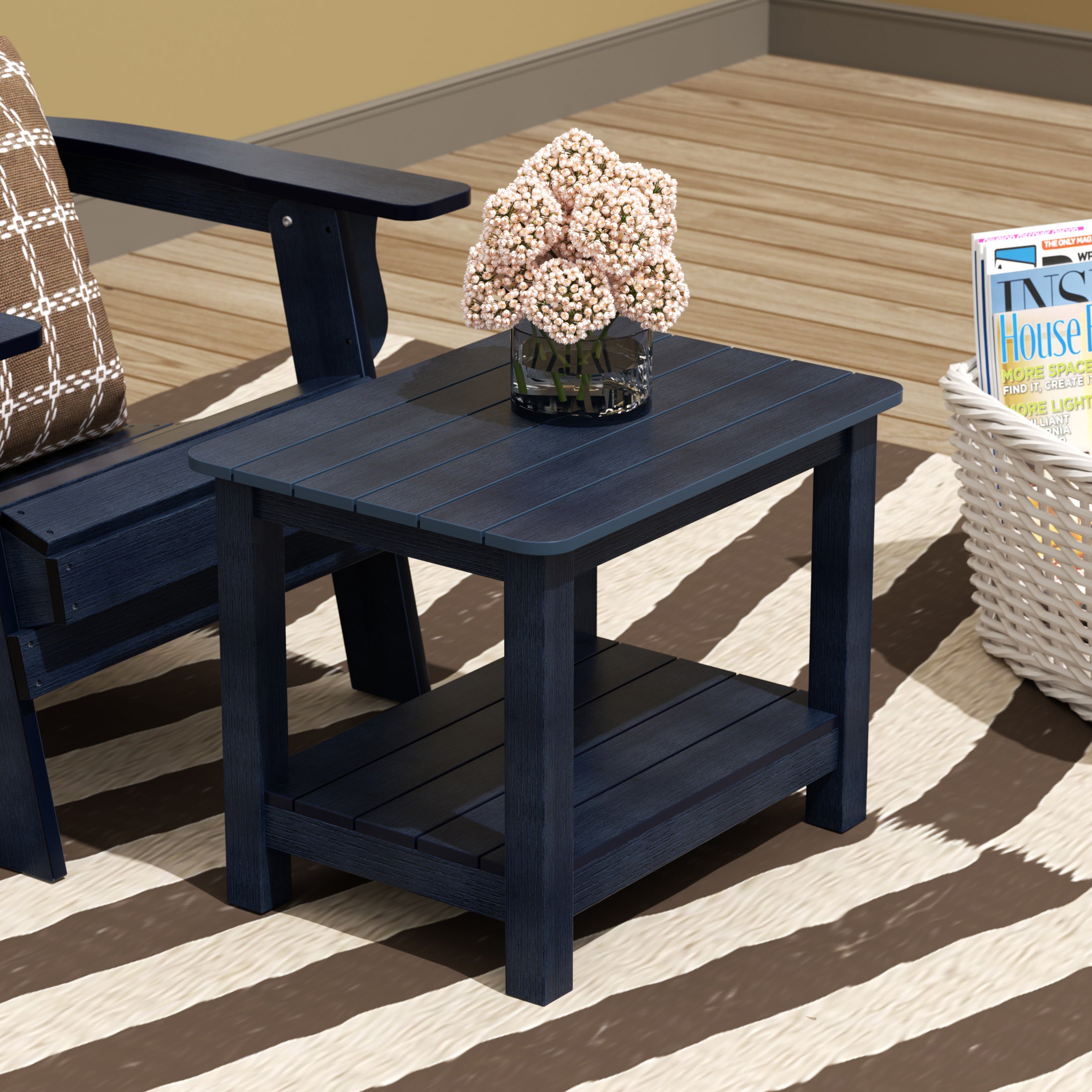 Tuscany Outdoor Patio All-weather Modern Side Table