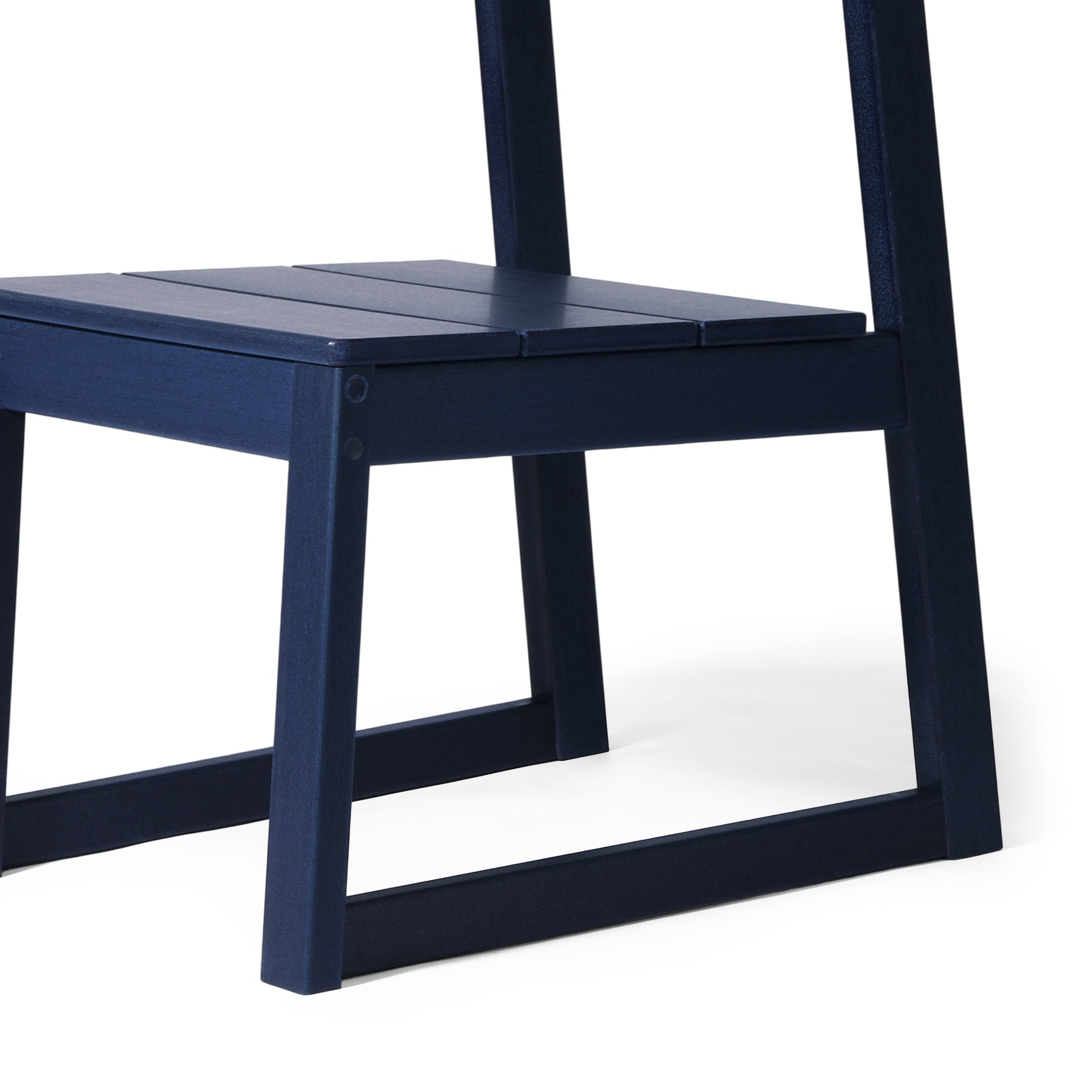 Paloma Modern HDPE Outdoor Armless Patio Dining Chairs (Set of 2)