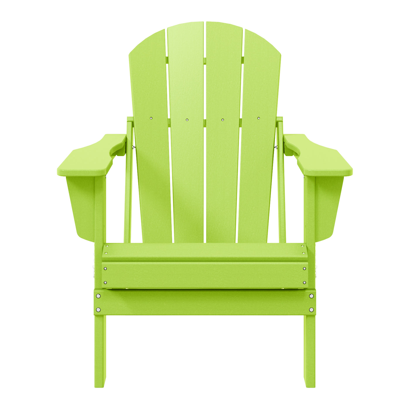 Malibu HDPE Outdoor Patio Folding Poly Adirondack Chair