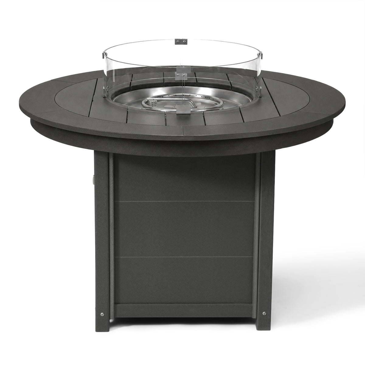 Helios 47" Modern Outdoor Patio Propane Gas Round Fire Pit Table