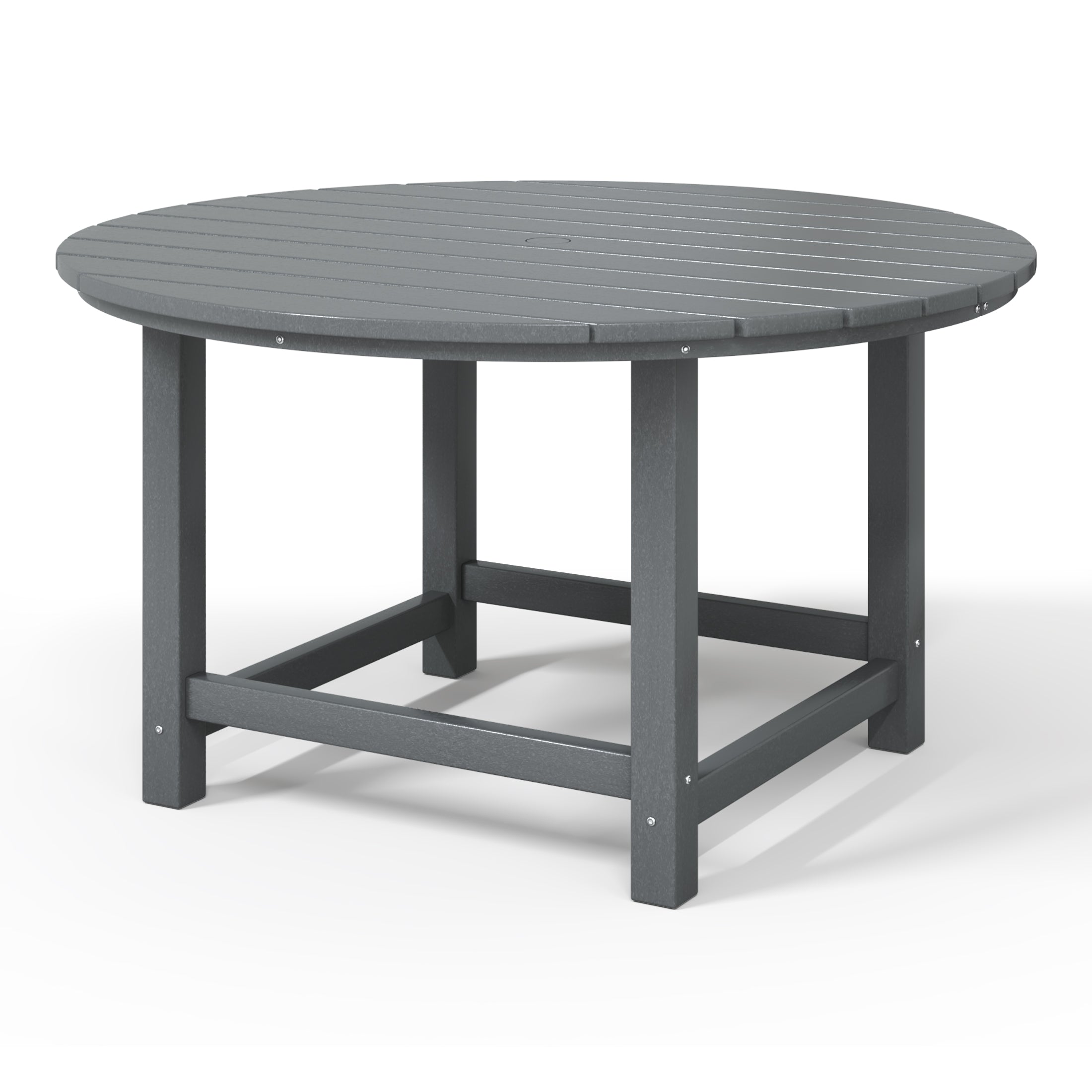 Malibu Kids Outdoor Patio Furniture HDPE 38" Wide Round Dining Table