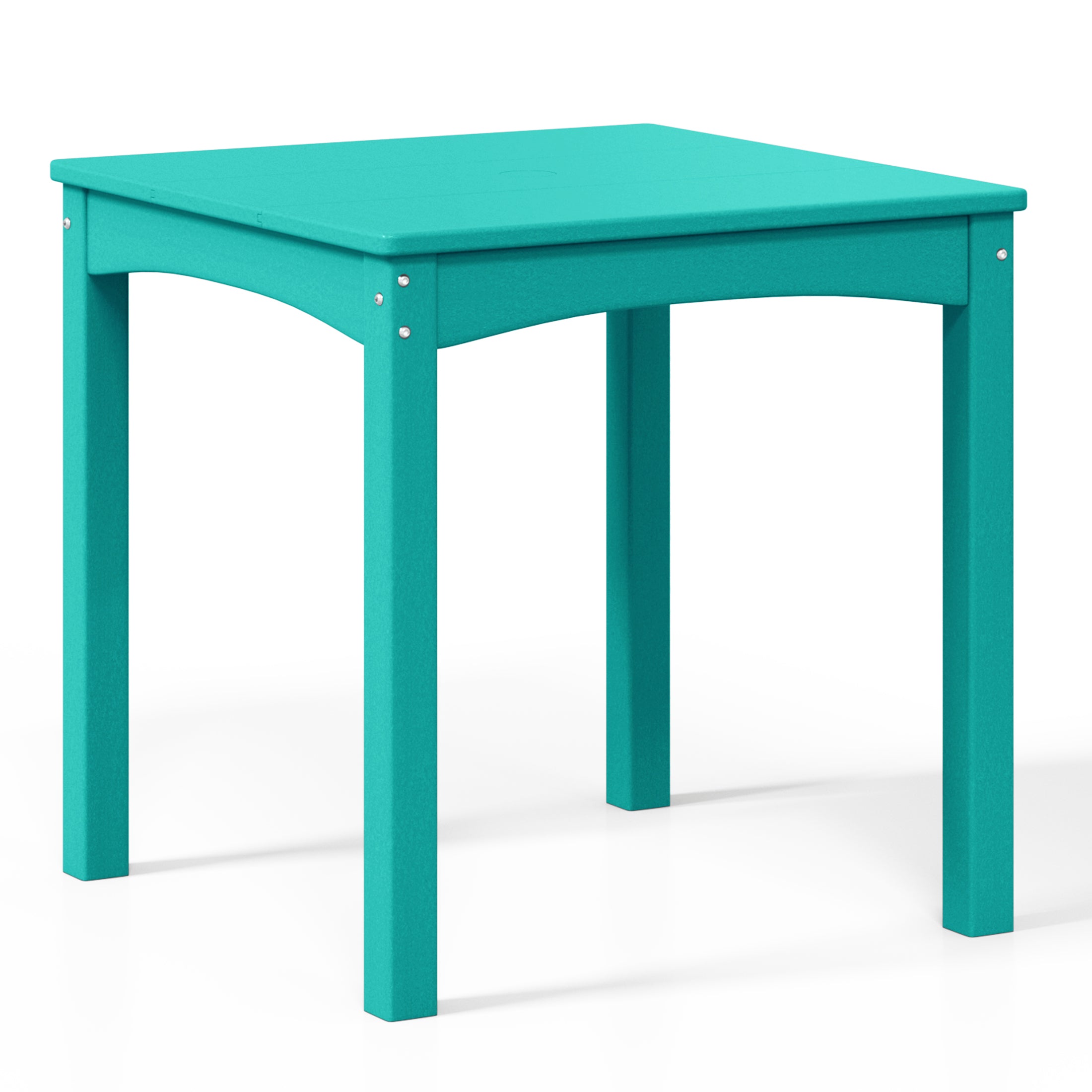Treehouse Kids 24" Wide HDPE Plastic Childrens Square Dinner Table