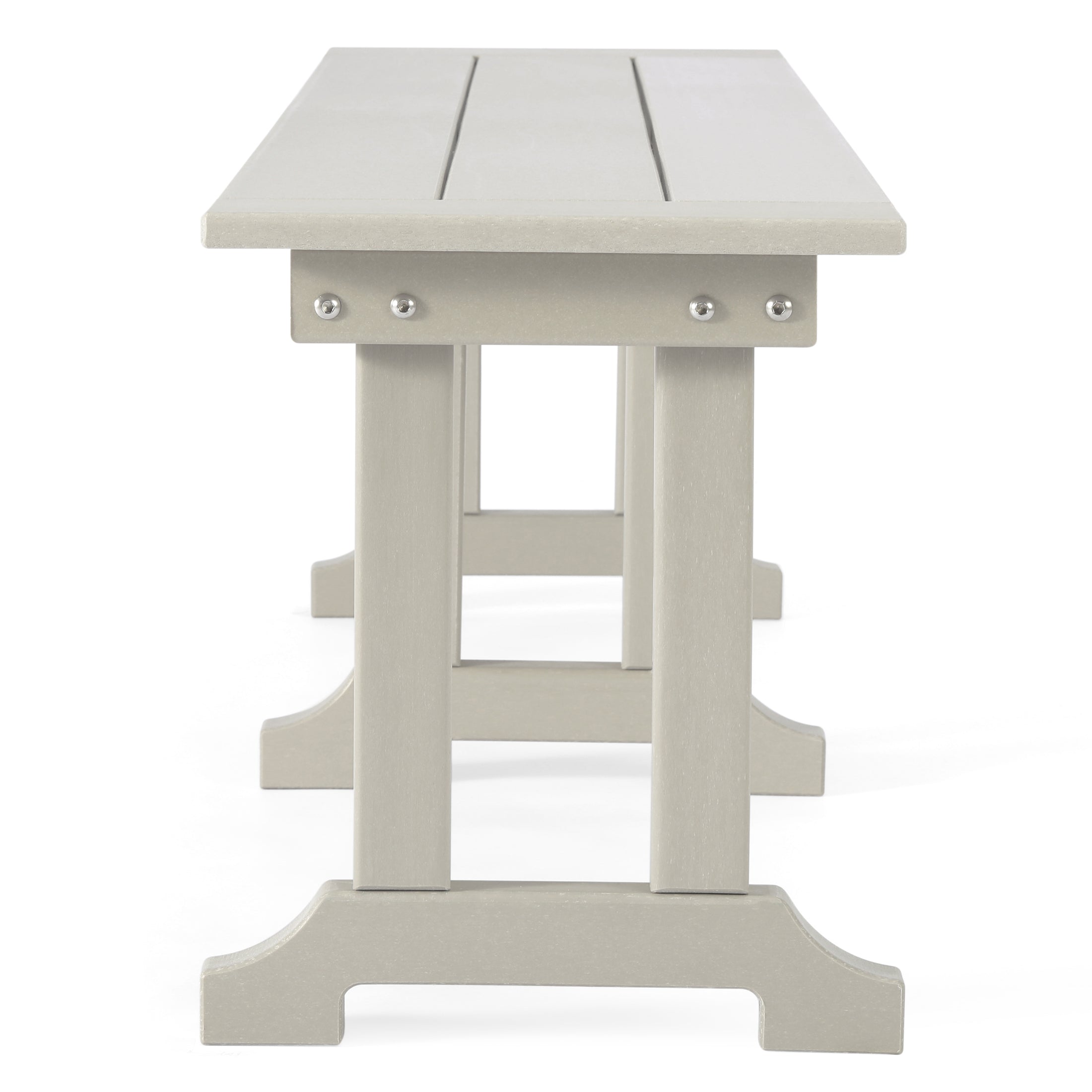 Ashore 6 Piece Outdoor Patio Dining Table and Armchair Dining Bench Set