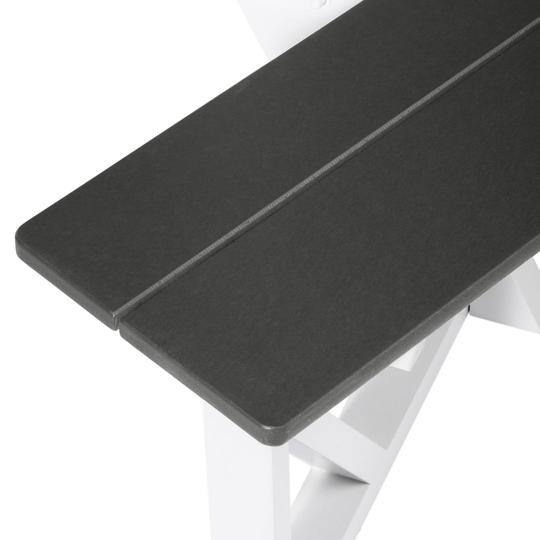 Greenville Outdoor 48" HDPE 8-Person Patio Octagon Picnic Table