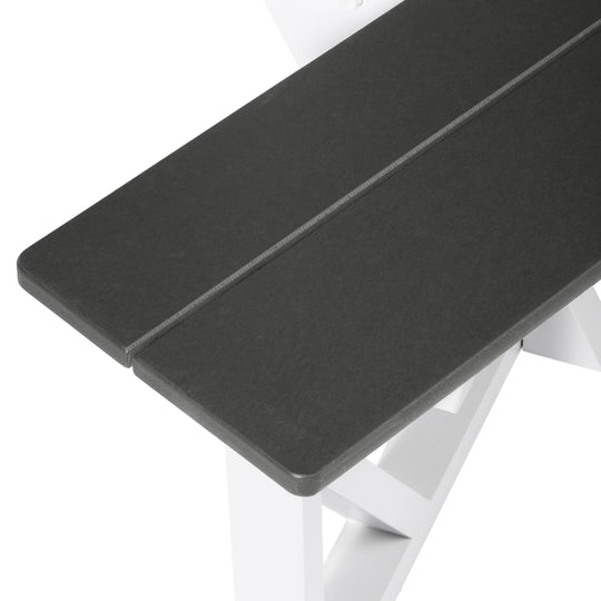 Greenville Outdoor 48" HDPE 8-Person Patio Octagon Picnic Table