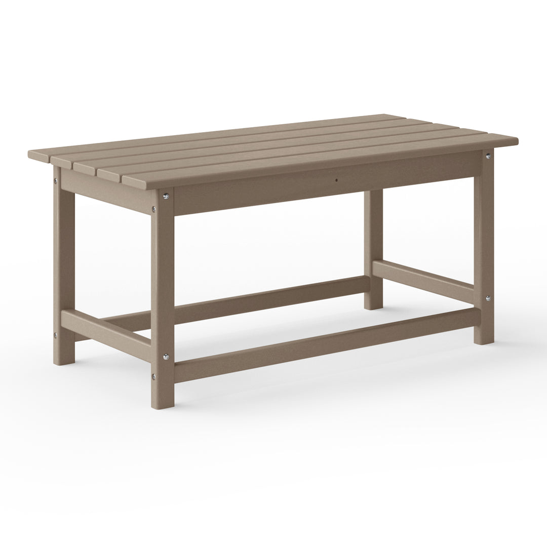 Malibu 35" length outdoor Coffee table for Adirondack chair