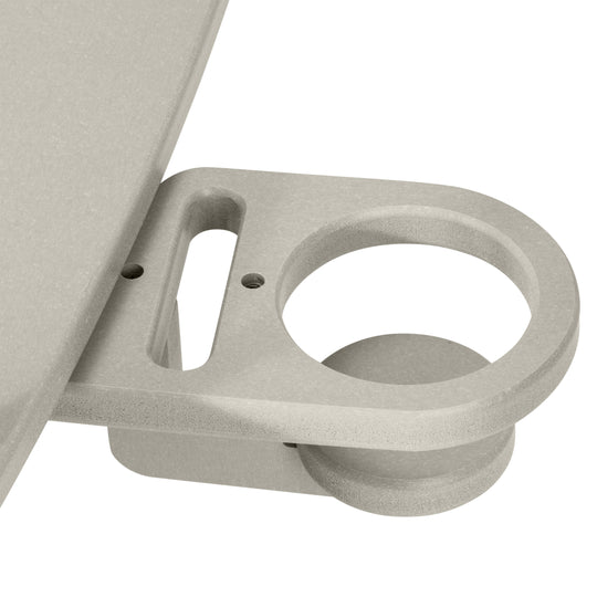 St. Augustine 4ft Outdoor HDPE Poly Farmhouse Hanging Porch Swing With Cup Holders