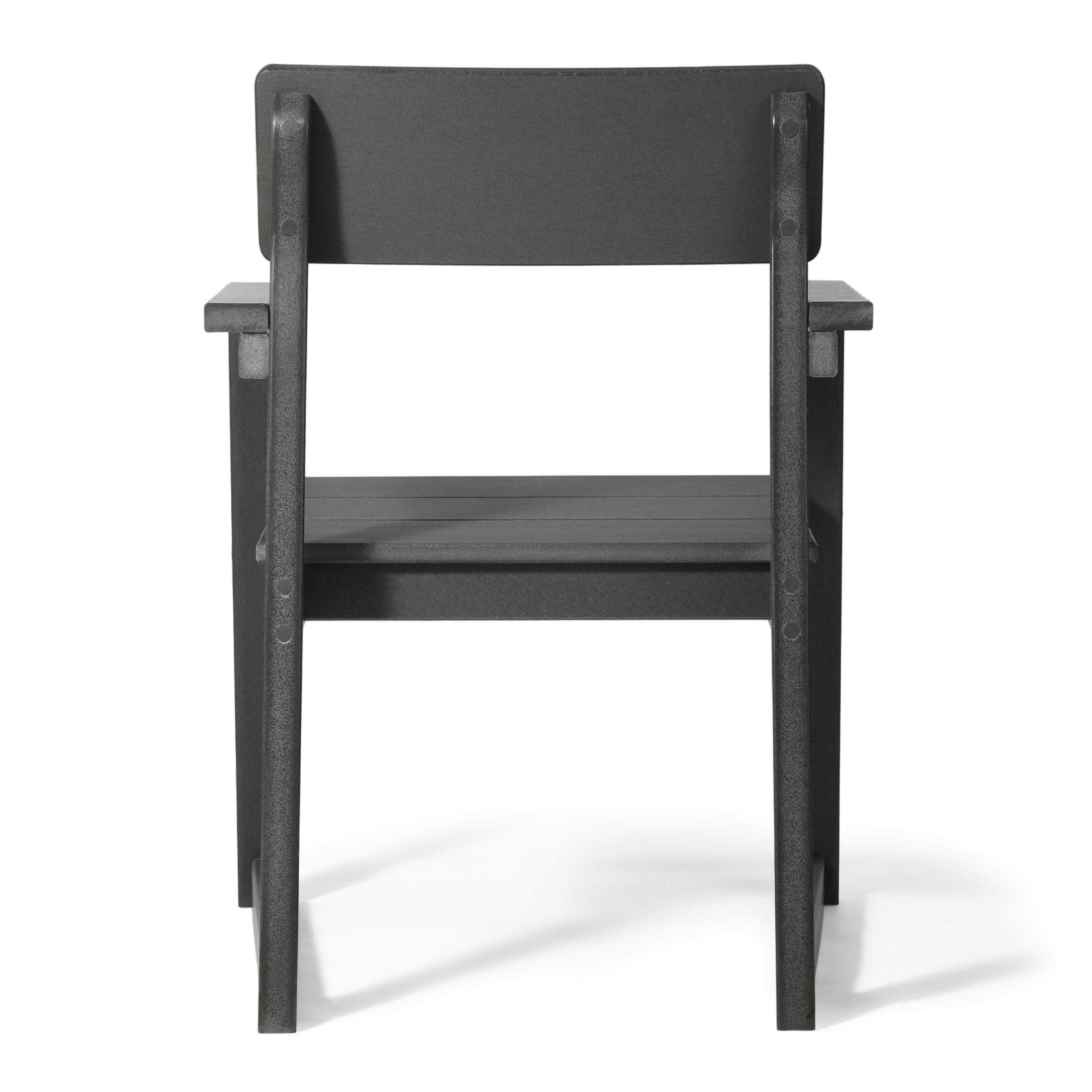 Paloma Modern HDPE Outdoor Patio Dining Arm Chairs (Set of 2)