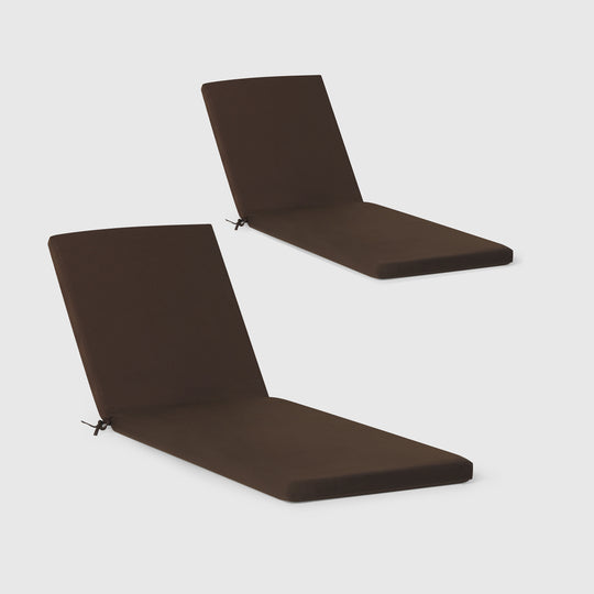 Solace Outdoor Chaise Lounge Chair Cushions Set of 2