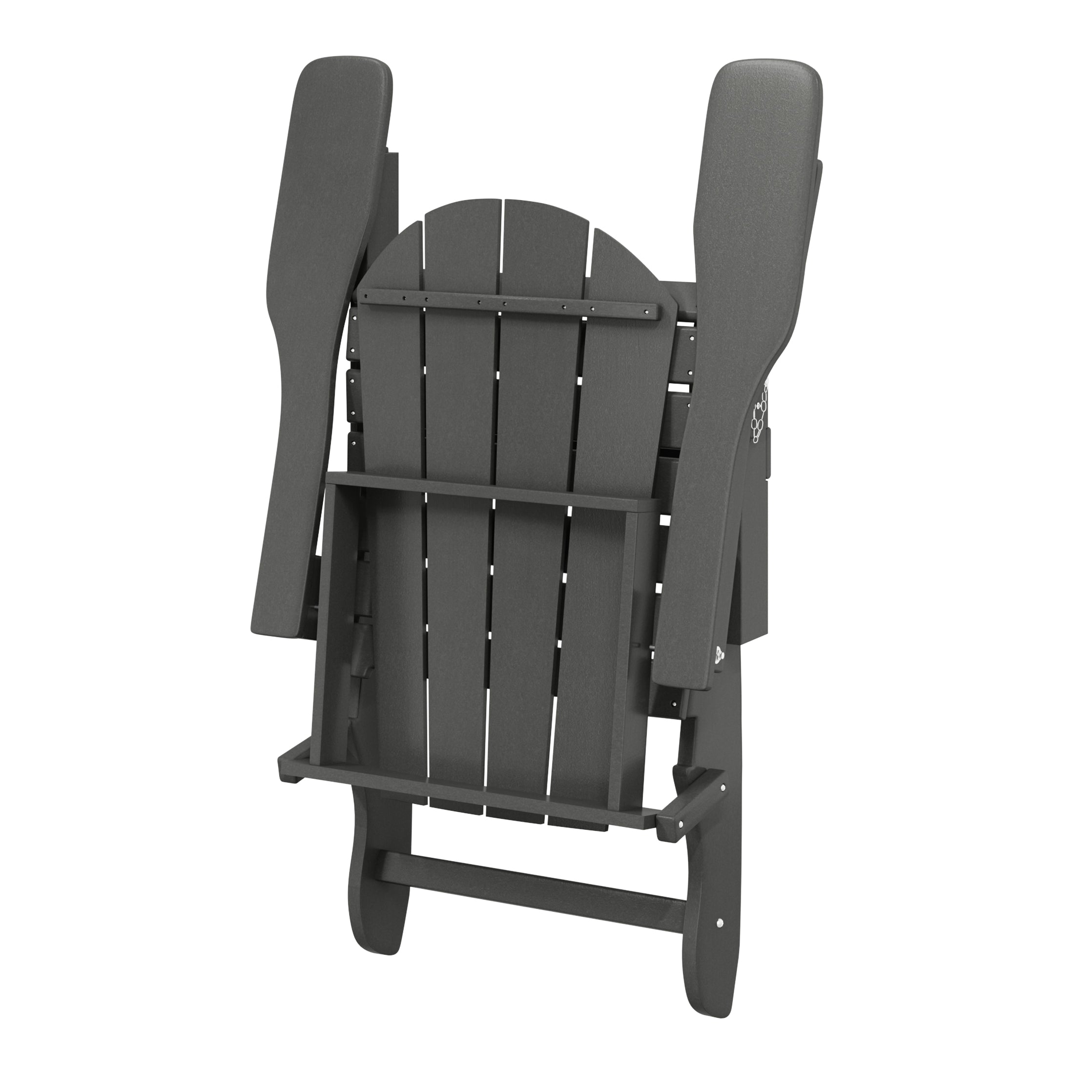 Malibu outdoor folding Poly Adirondack chair (Set of 2)