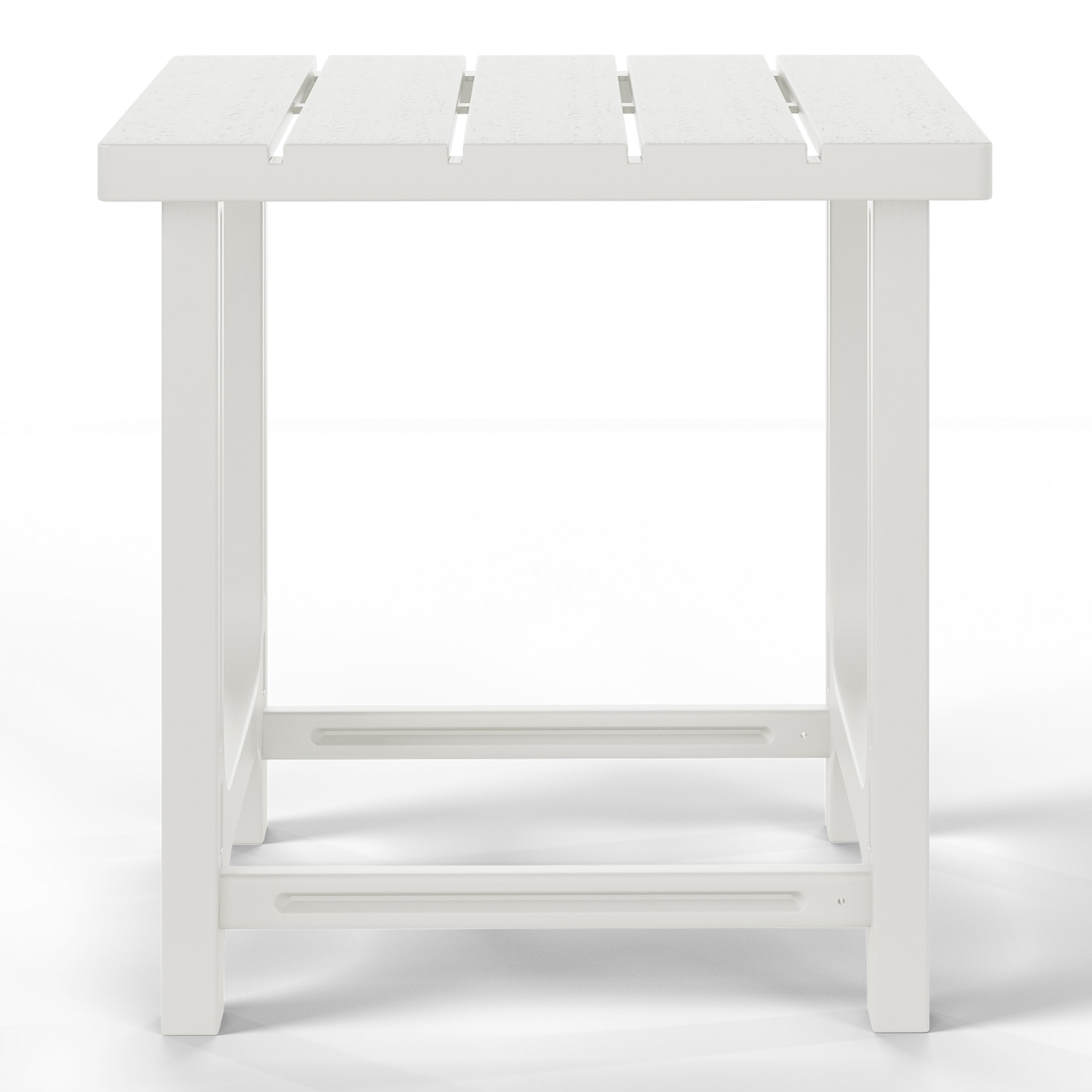Azura Outdoor 18" HDPE Square Adirondack Patio Side Table