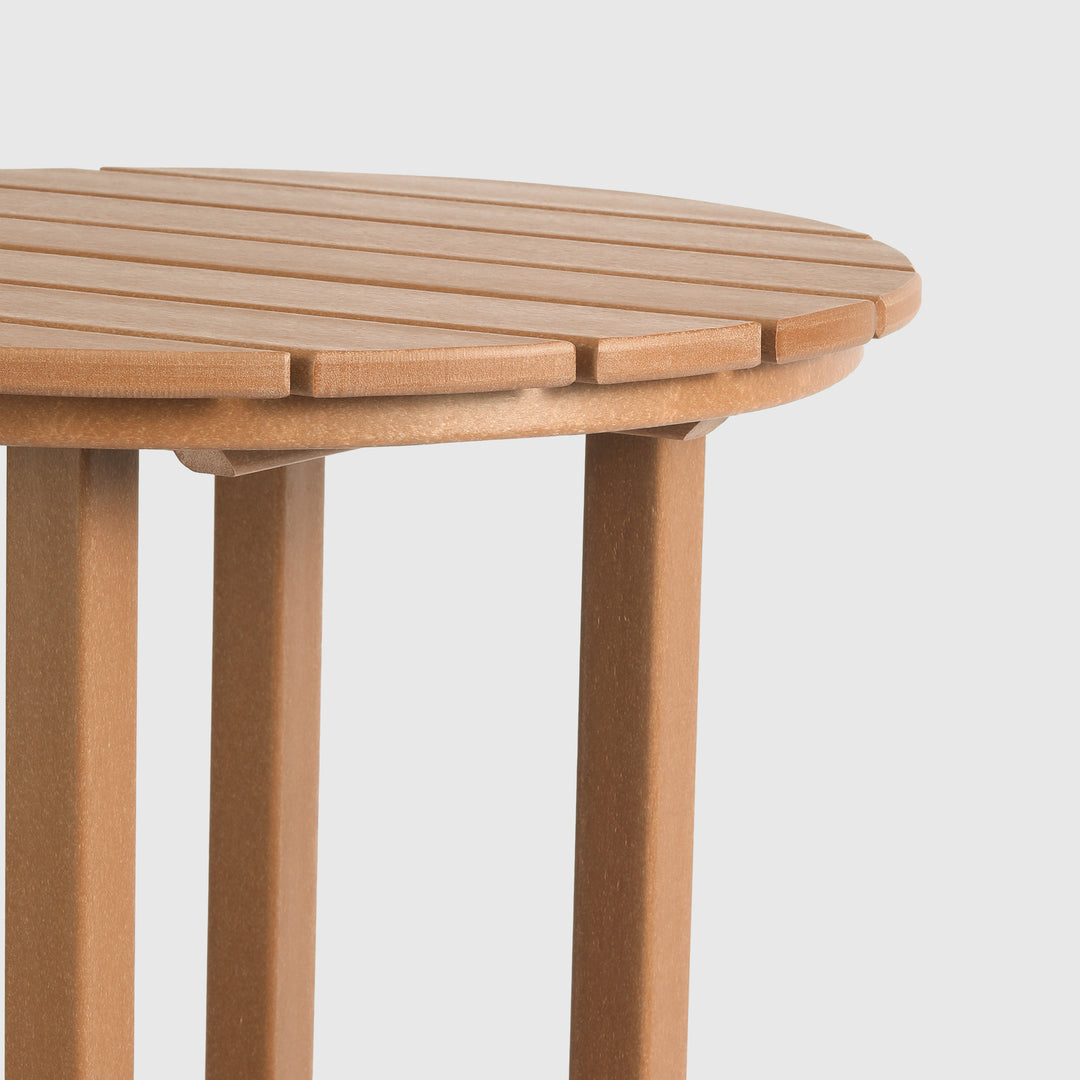 Malibu 37" Counter Height Round Outdoor Patio Bistro Bar Table