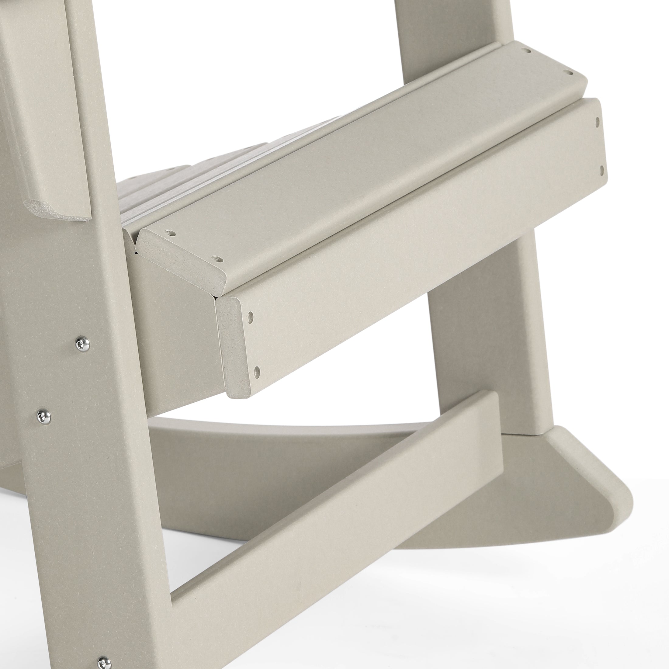 Malibu 3-Piece set Outdoor / Patio Poly Adirondack rocking chairs with a side table ( 2 seater )