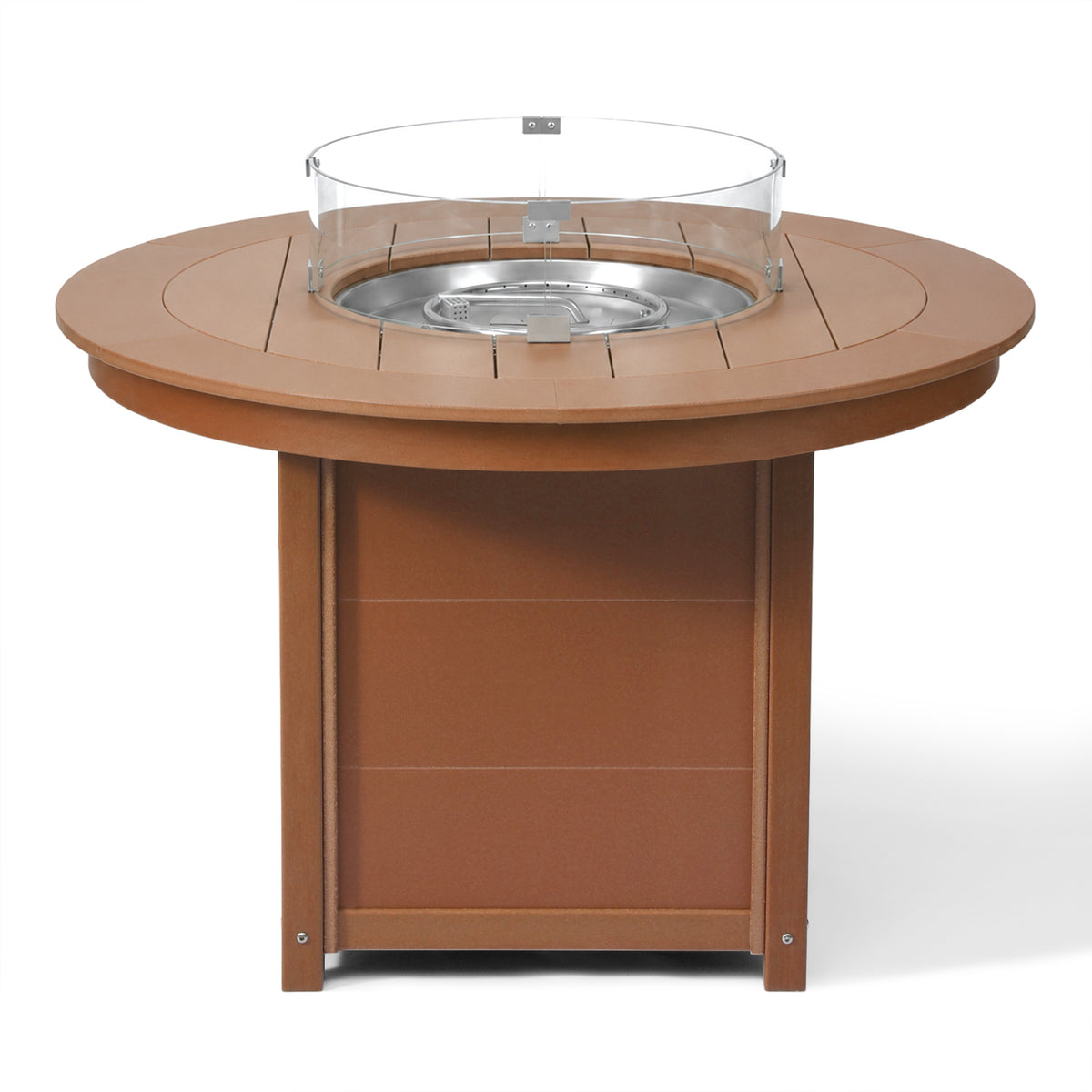 Helios 47" Modern Outdoor Patio Propane Gas Round Fire Pit Table