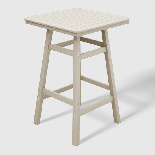 Malibu 5-Piece HDPE Outdoor Patio Dining Bar Bistro Table Set with Bar Stools