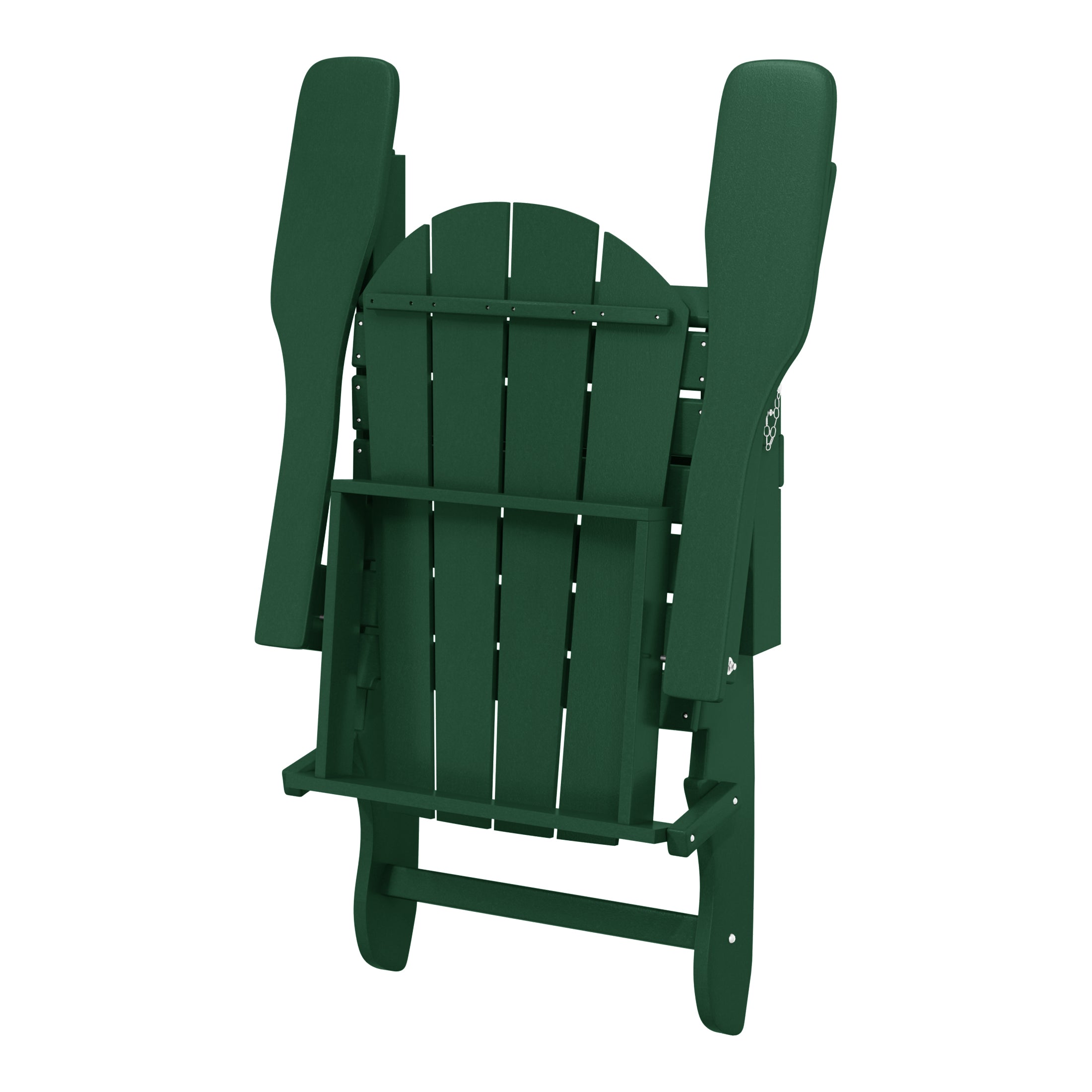 Malibu 3-Piece set Outdoor / Patio Poly Adirondack chair set with a side table ( 2 seater )